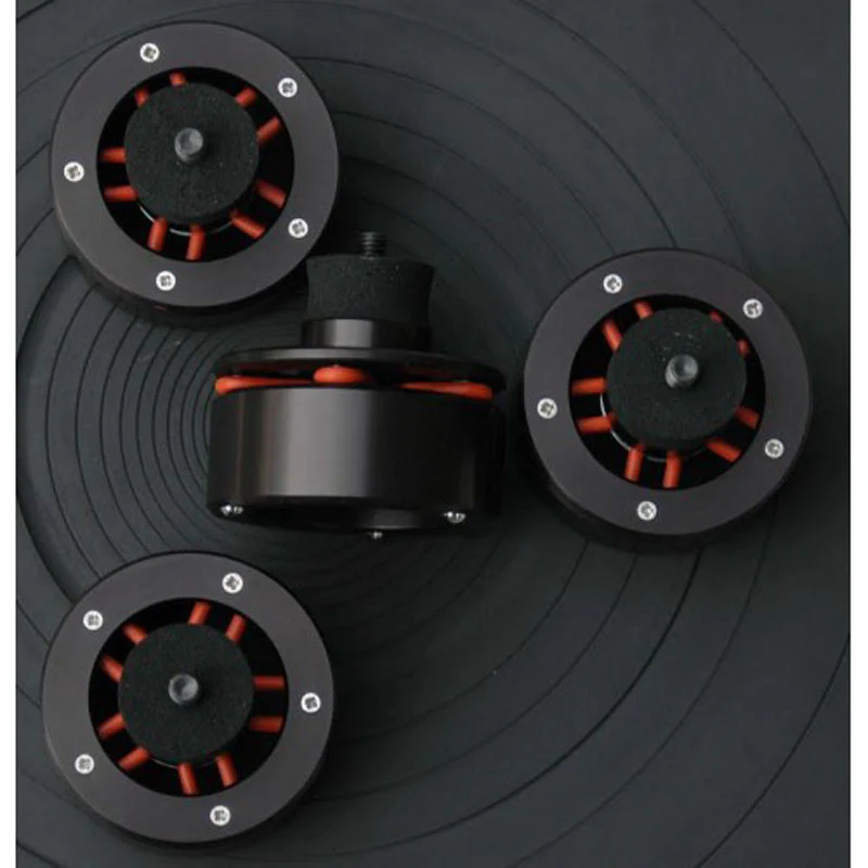 Isonoe: Isolation System - Turntable Feet (4 Units) - Black - Image 4
