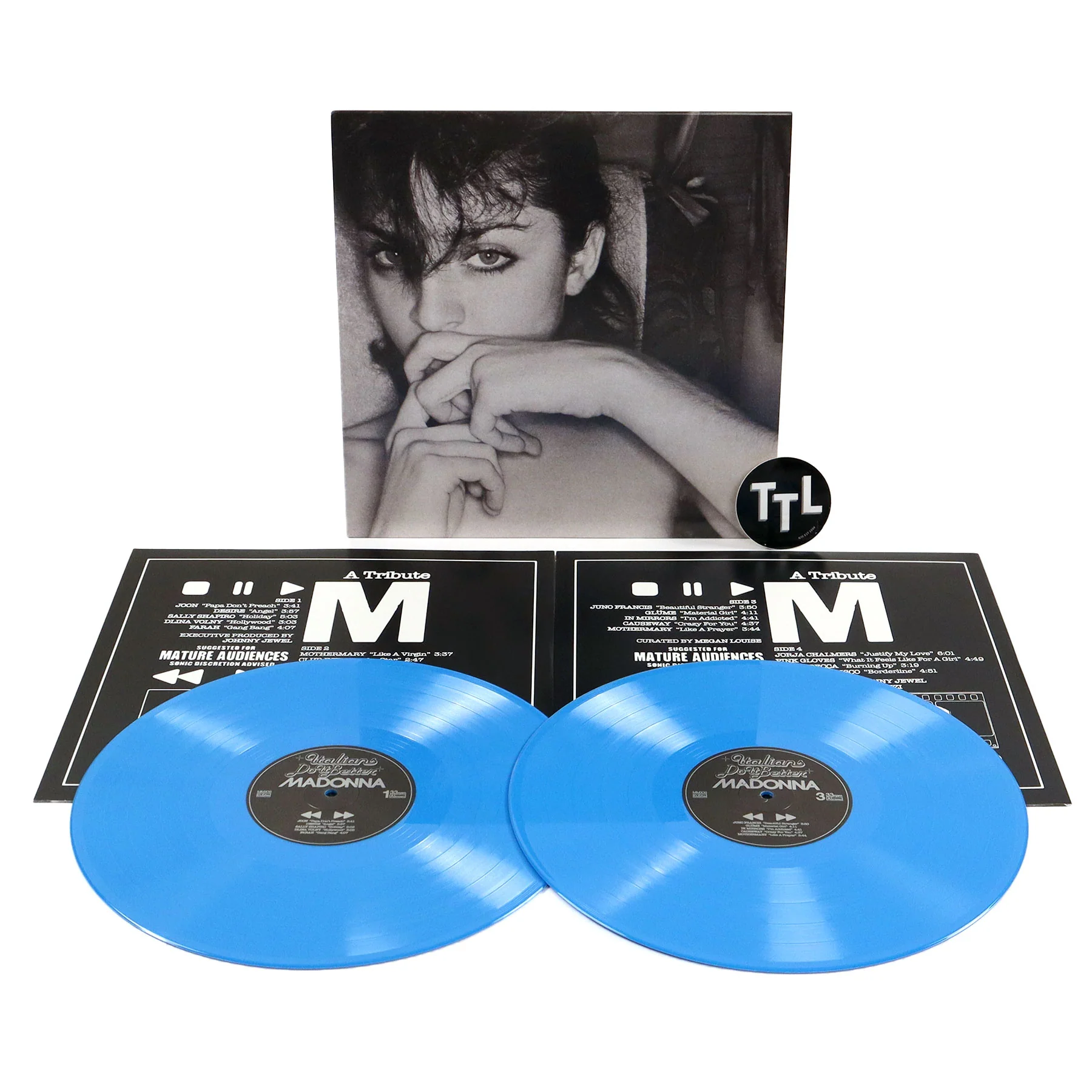 Italians Do It Better: Italians Do It Better - Madonna Covers (Blue Colored Vinyl) Vinyl 2LP - LIMIT 2 PER CUSTOMER - Image 2