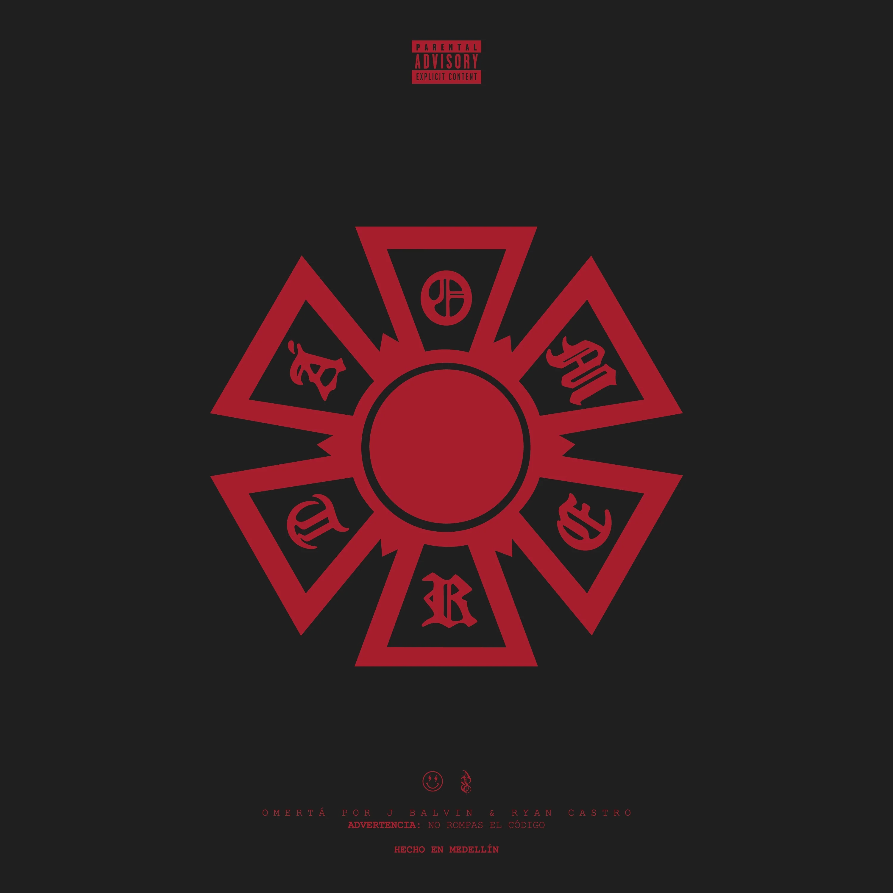 J Balvin & Ryan Castro: OMERTA (Colored Vinyl) Vinyl LP - PRE-ORDER - Image 2