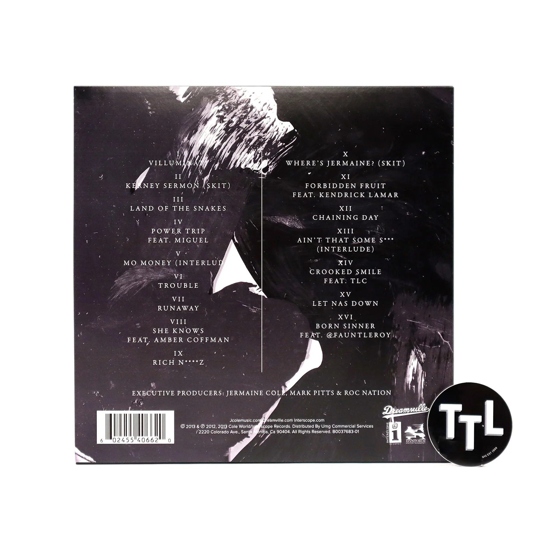 J. Cole: Born Sinner Vinyl 2LP - Image 3