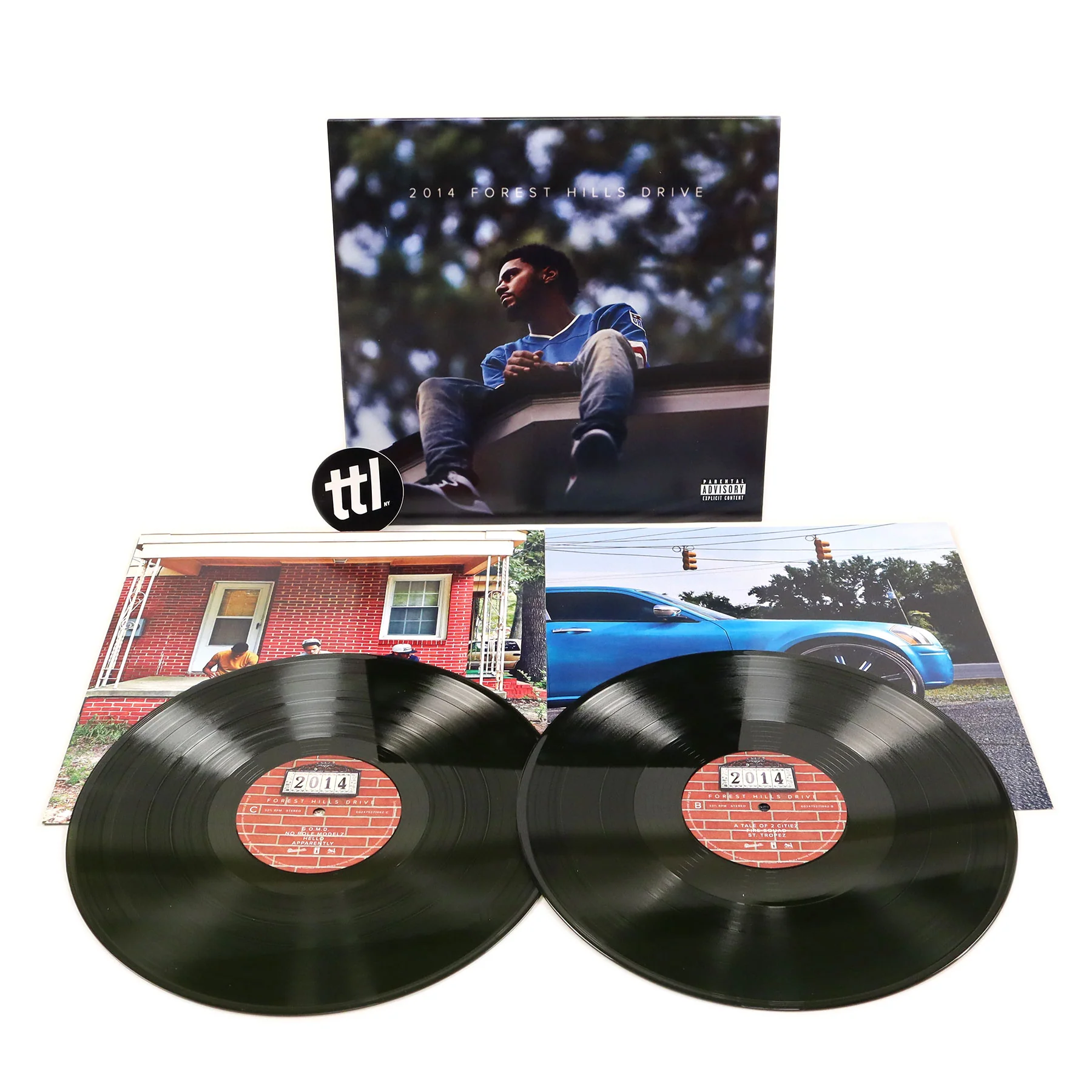 J. Cole: 2014 Forest Hills Drive (Indie Exclusive Colored Vinyl) Vinyl 2LP - Image 3