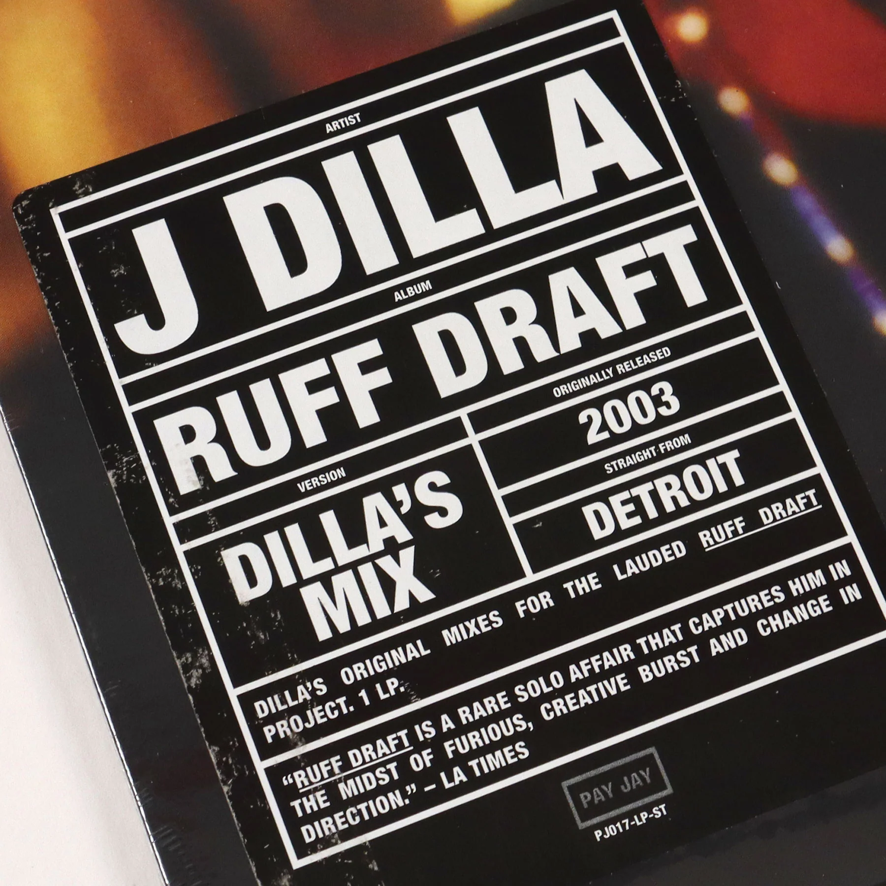 J Dilla: Ruff Draft - Dilla's Mix (Colored Vinyl) Vinyl LP - Image 4