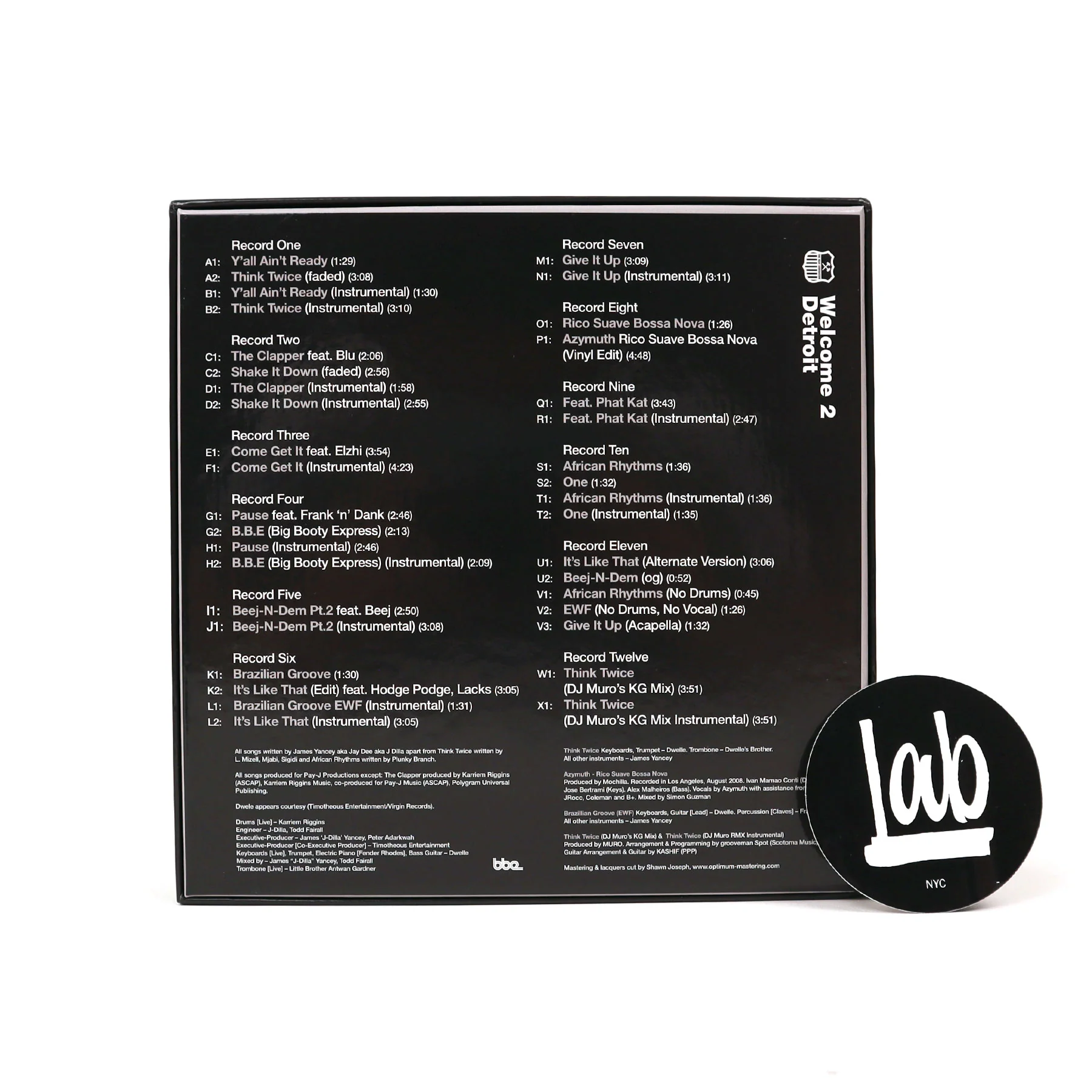 J Dilla: Welcome 2 Detroit - The 20th Anniversary Vinyl 7" Boxset - Image 4