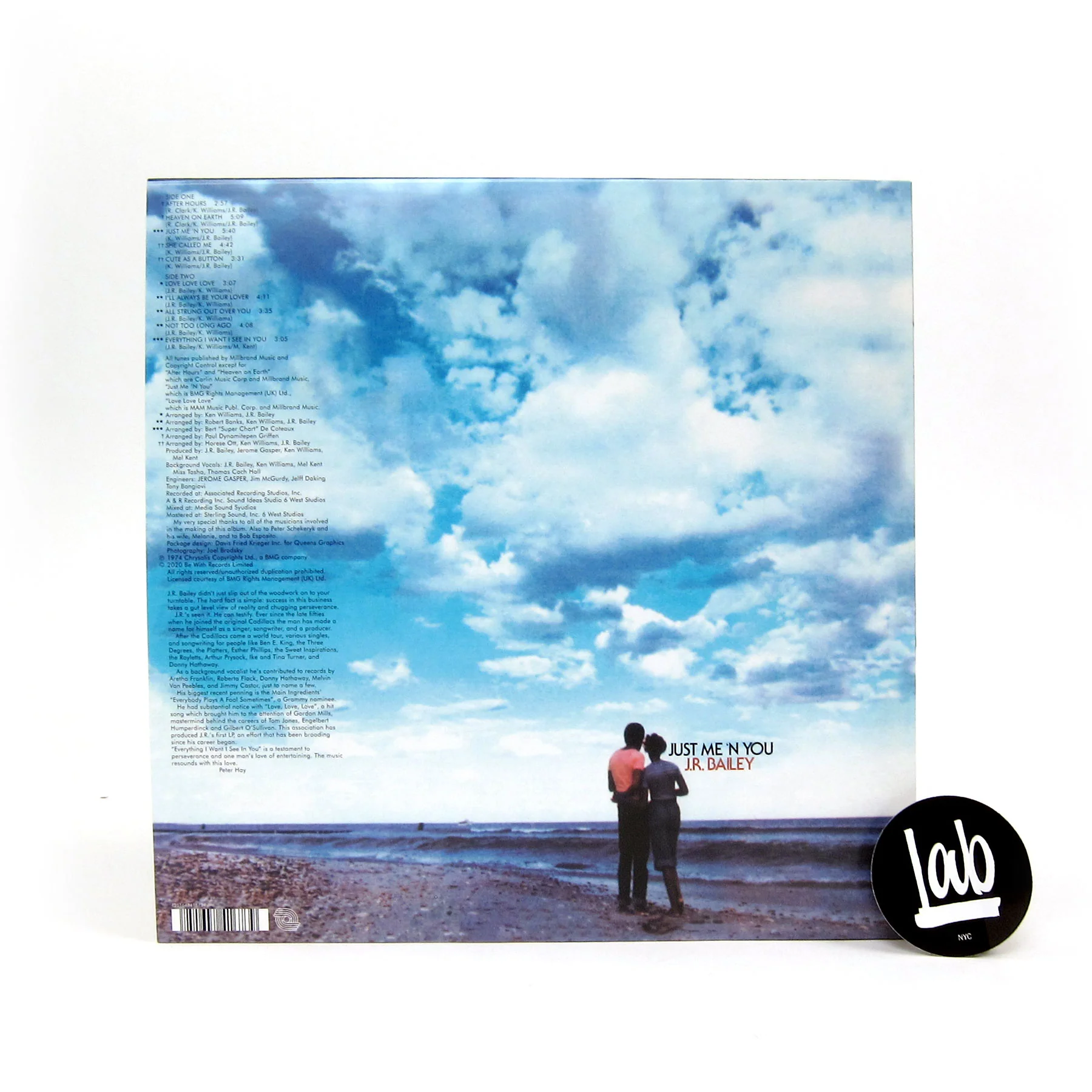 J.R. Bailey: Just Me 'N You Vinyl LP - Image 2