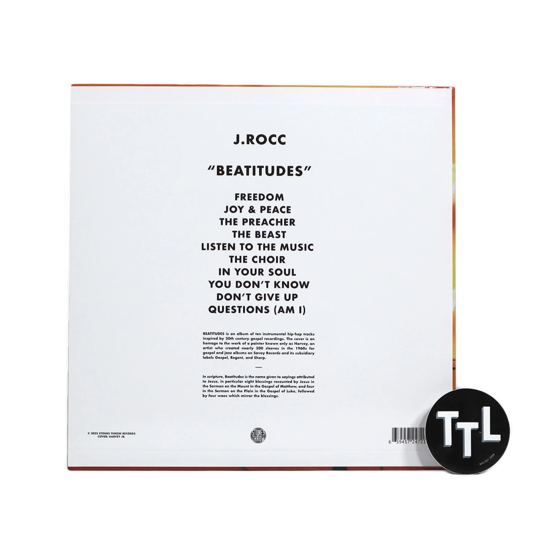 J Rocc: Beatitudes Vinyl LP - Image 2