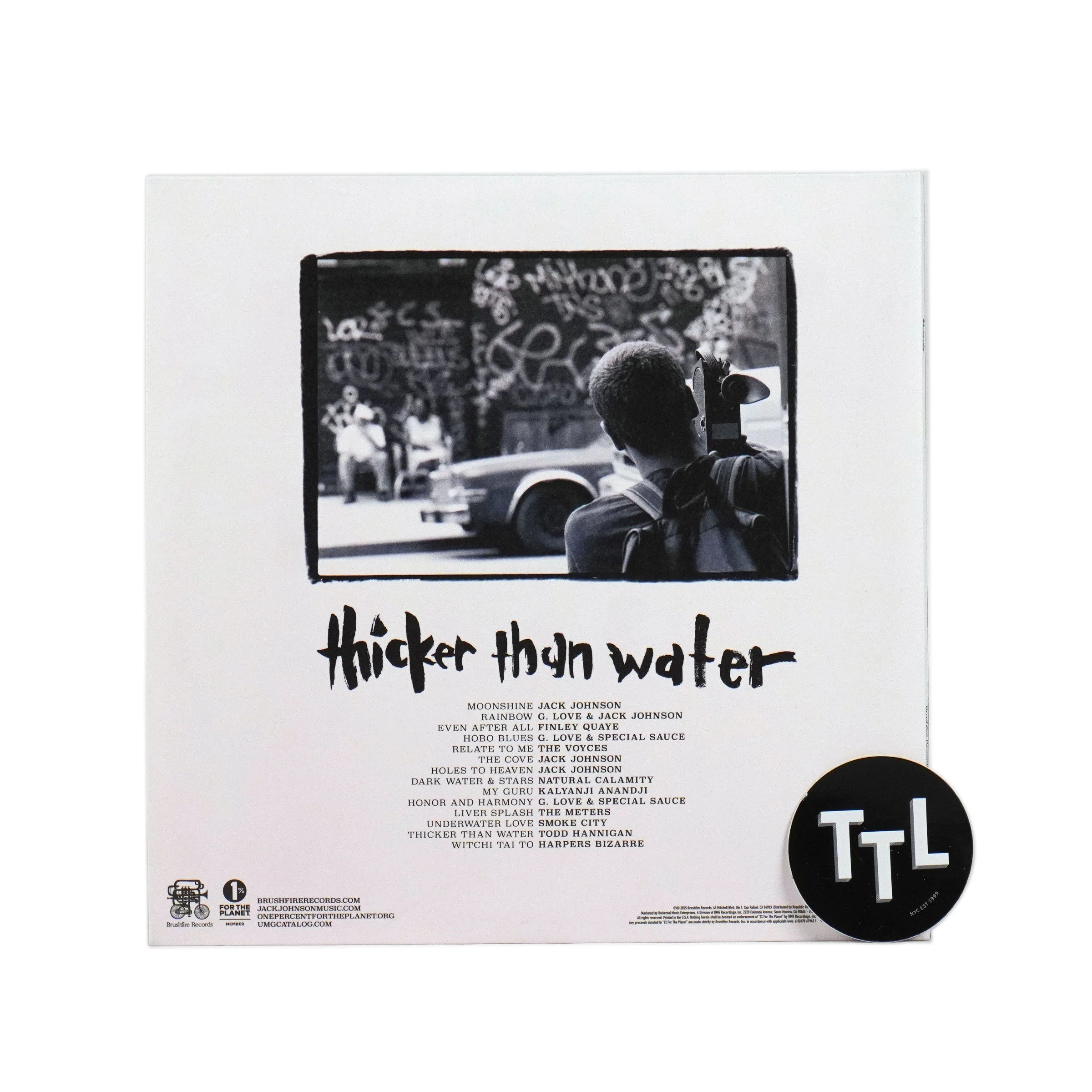 Jack Johnson And The Malloys: Thicker Than Water - Music From The Film (180g) Vinyl LP - Image 3