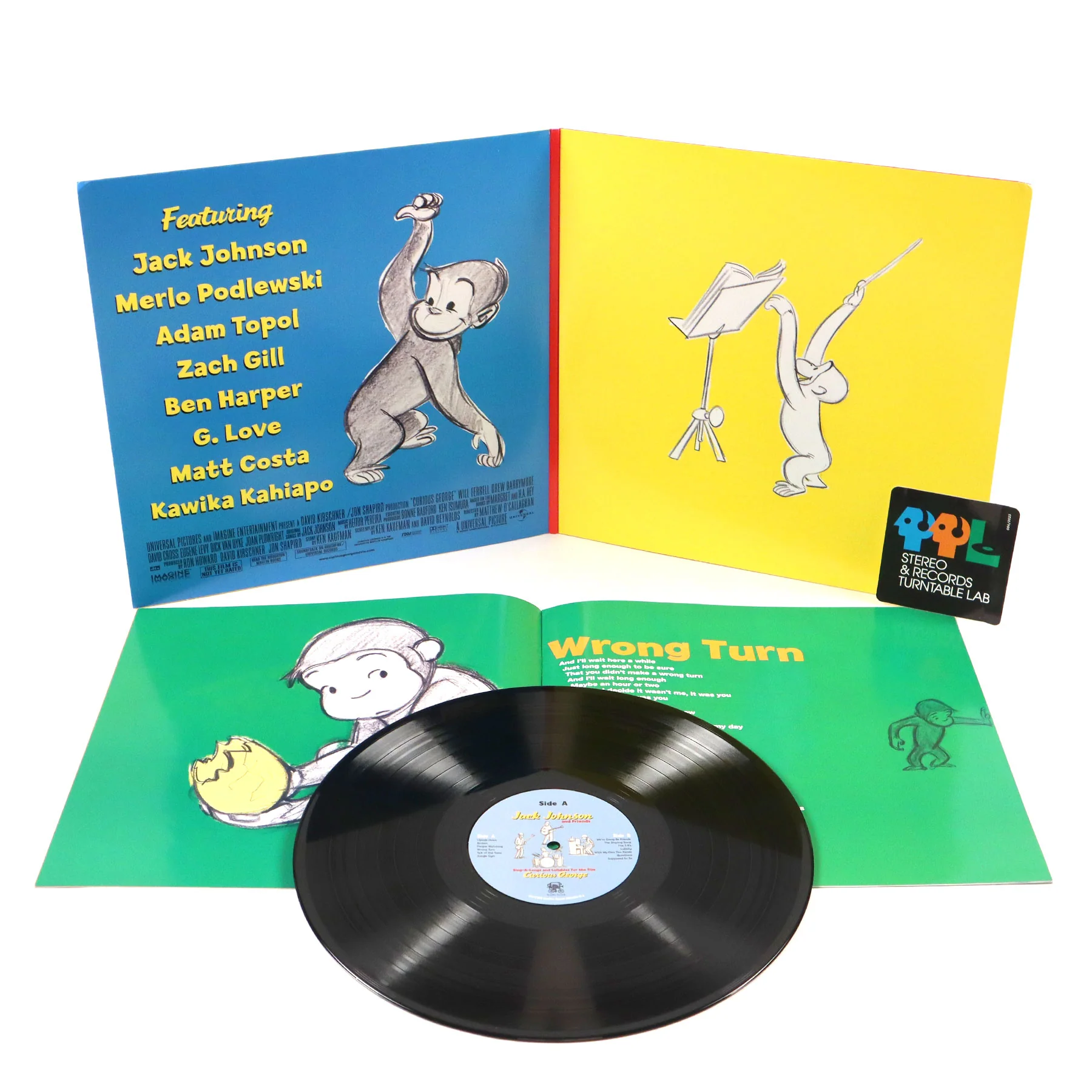 Jack Johnson & Friends: Curious George - Sing-a-Long Songs and Lullabies for the Film Vinyl LP - Image 2