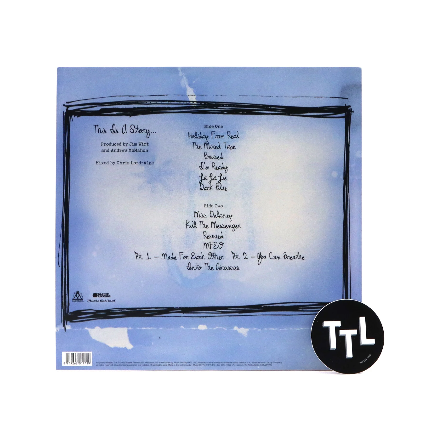 Jack's Mannequin: Everything In Transit (180g) Vinyl LP - Image 3