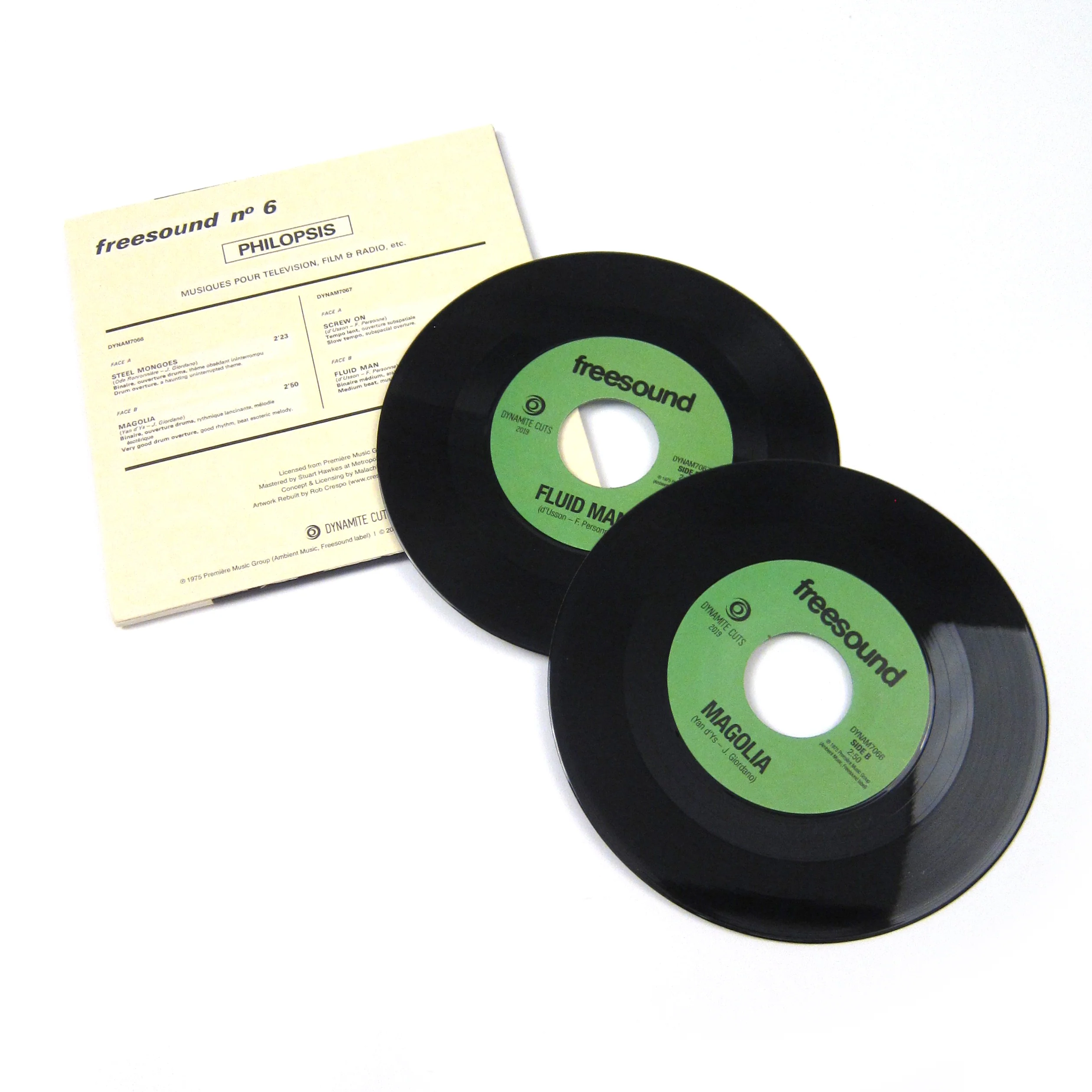 Jacky Giordano & Francis Personne: Philopsis - 45s Collection Vinyl 2x7" - Image 2