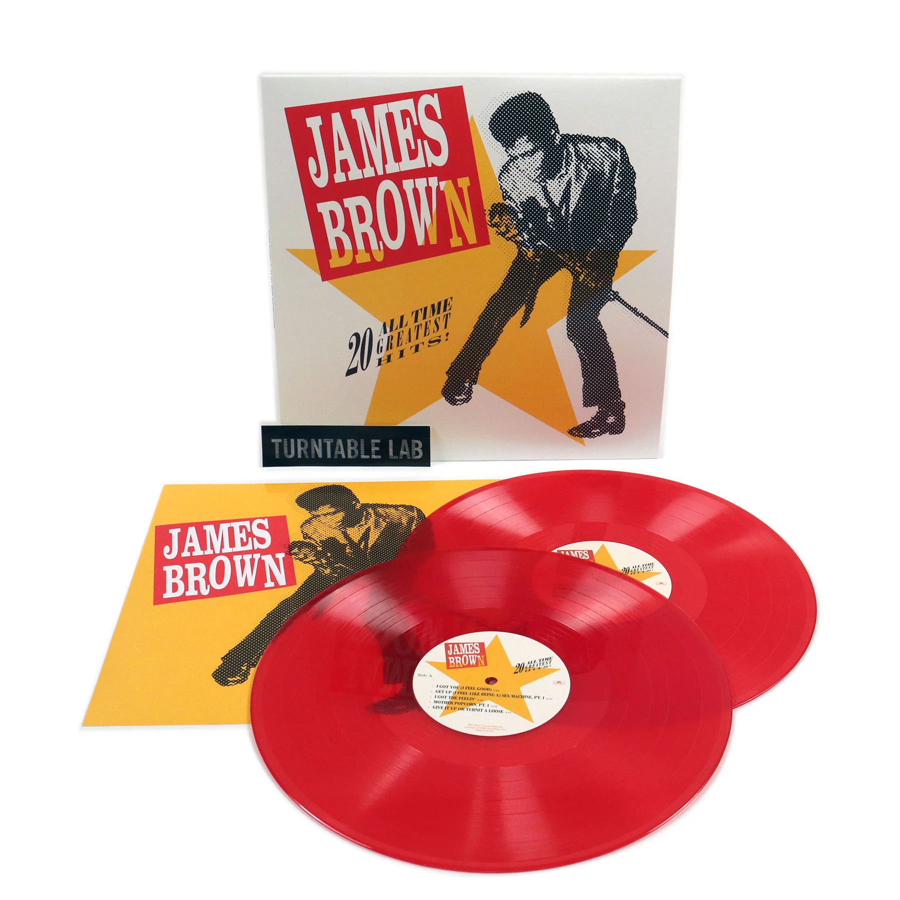 James Brown: 20 All Time Greatest Hits! (Colored Vinyl) Vinyl 2LP - Image 2