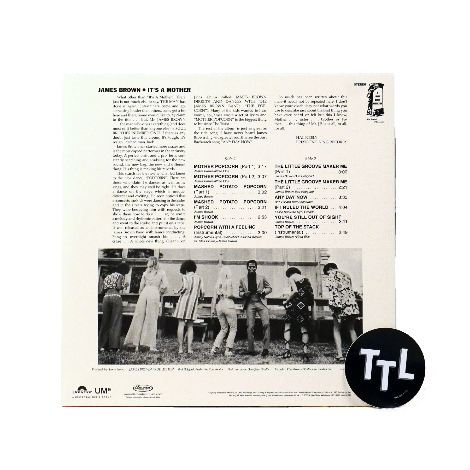 James Brown: It's A Mother Vinyl LP - Image 2