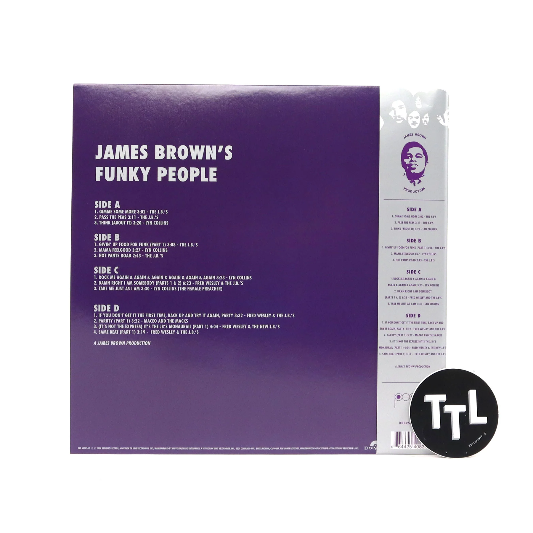 James Brown: James Brown's Funky People Vinyl 2LP - Image 3