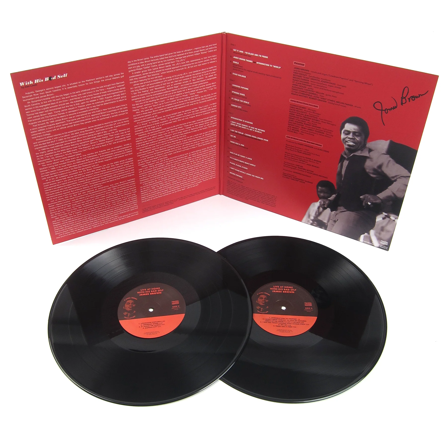 James Brown: Live At Home With His Bad Self Vinyl 2LP - Image 2