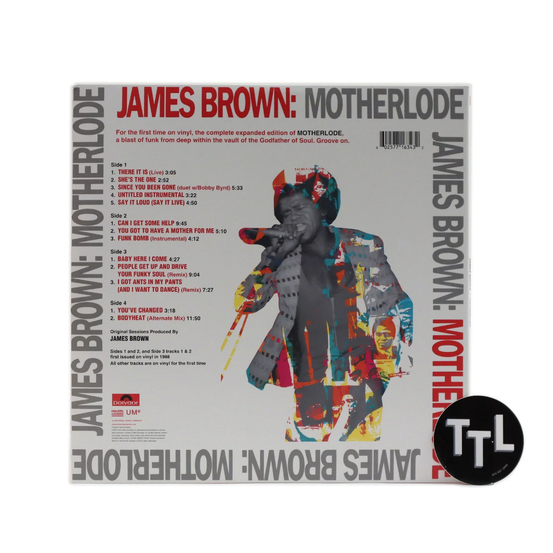 James Brown: Motherlode Vinyl 2LP - Image 3