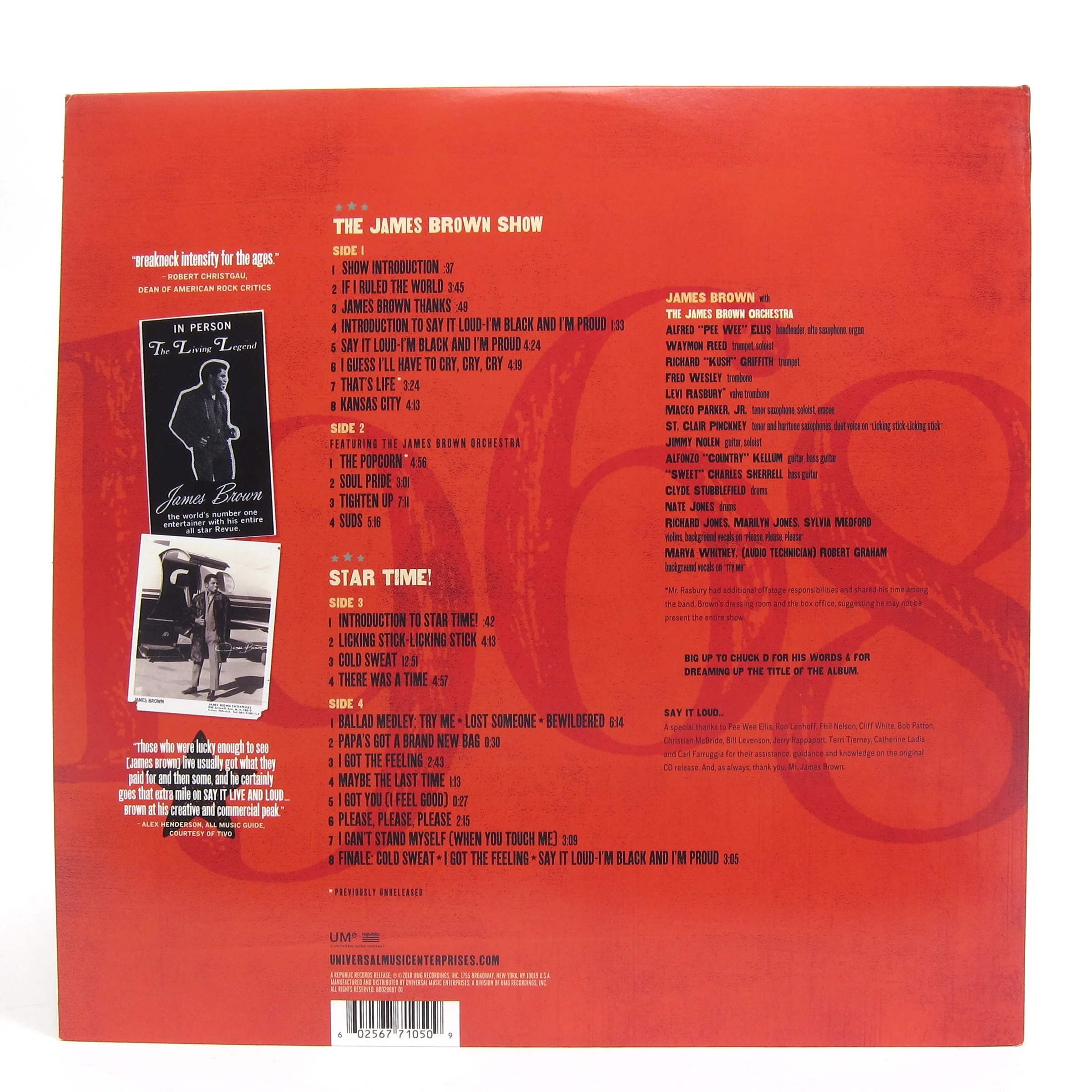 James Brown: Say It Live And Loud - Live In Dallas Vinyl 2LP - Image 3