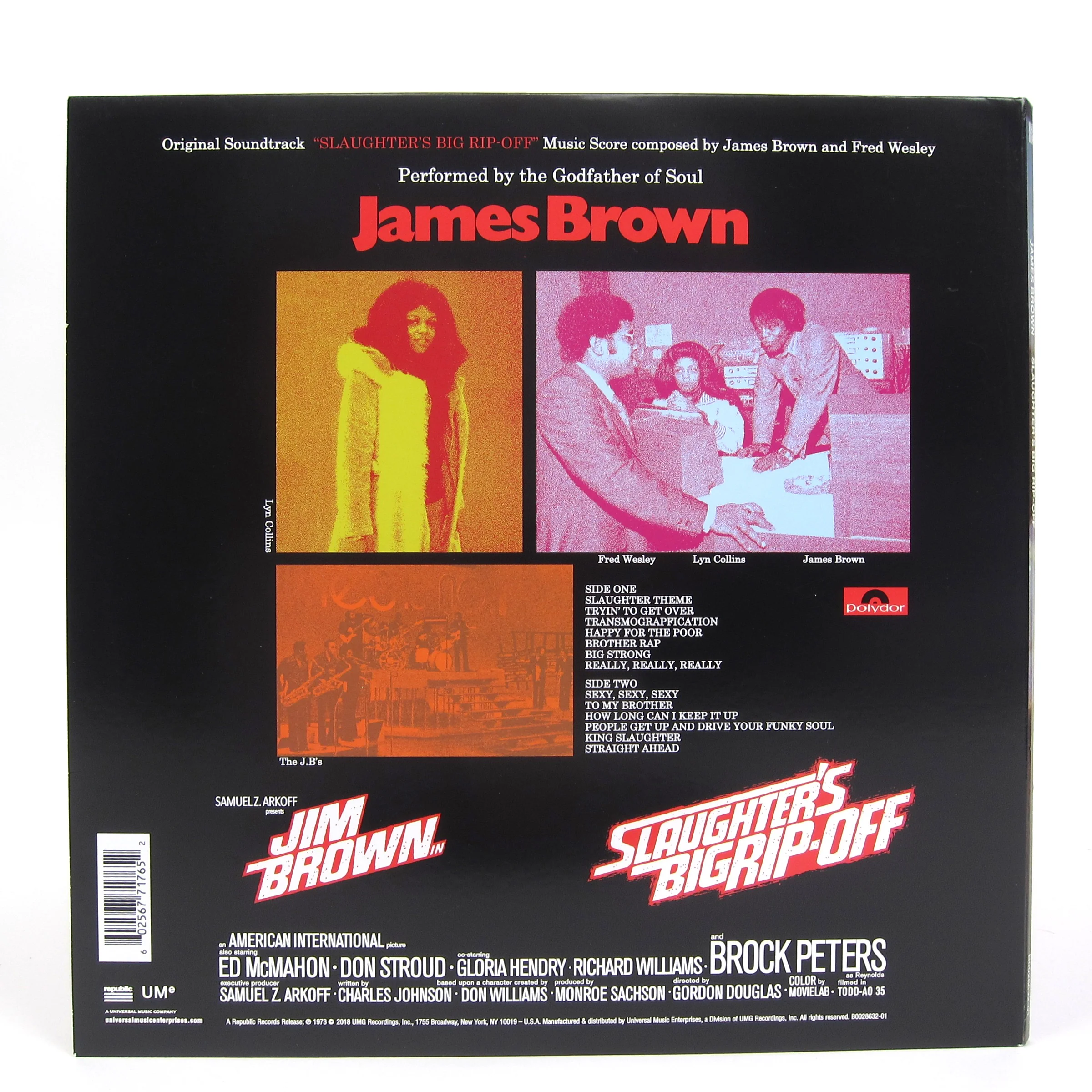 James Brown: Slaughter's Big Rip-Off Soundtrack Vinyl LP - Image 3