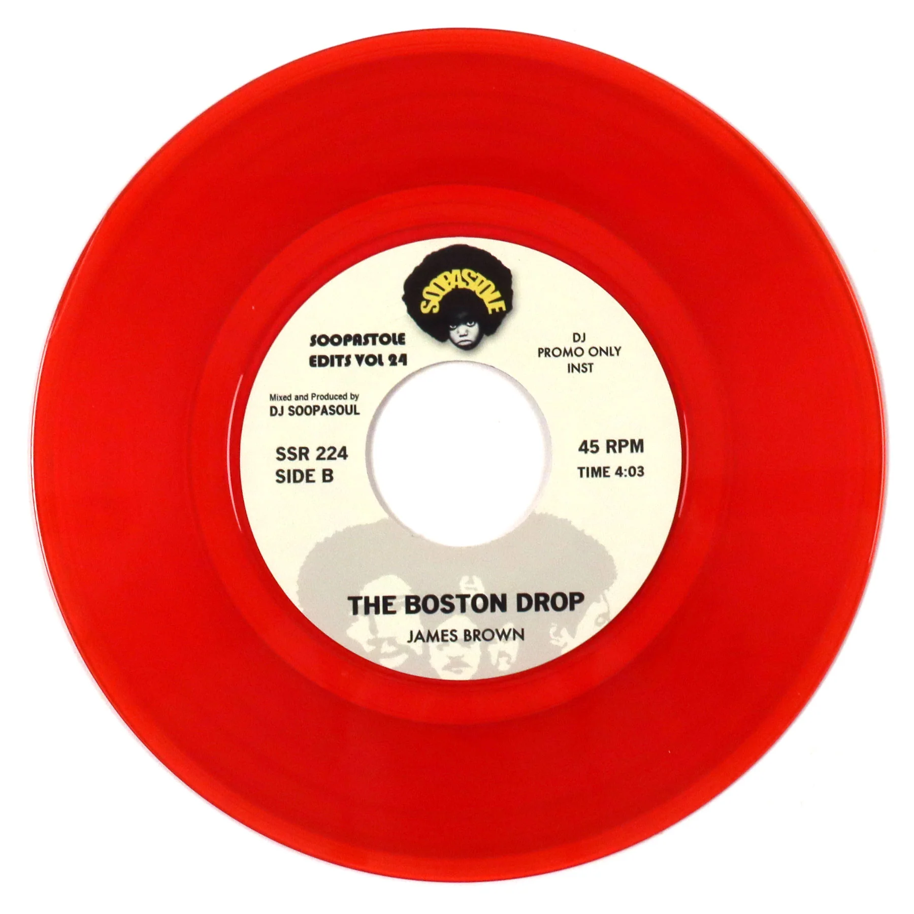 James Brown: The Boston Drop - Soopasoul Remix (Colored Vinyl) Vinyl 7" - Image 2