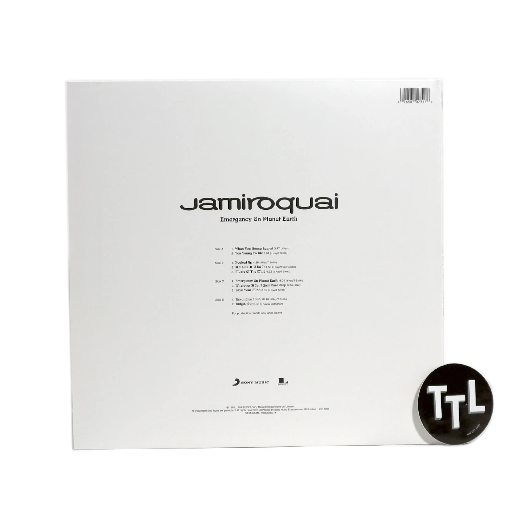 Jamiroquai: Emergency On Planet Earth (180g, Colored Vinyl) Vinyl 2LP - Image 2