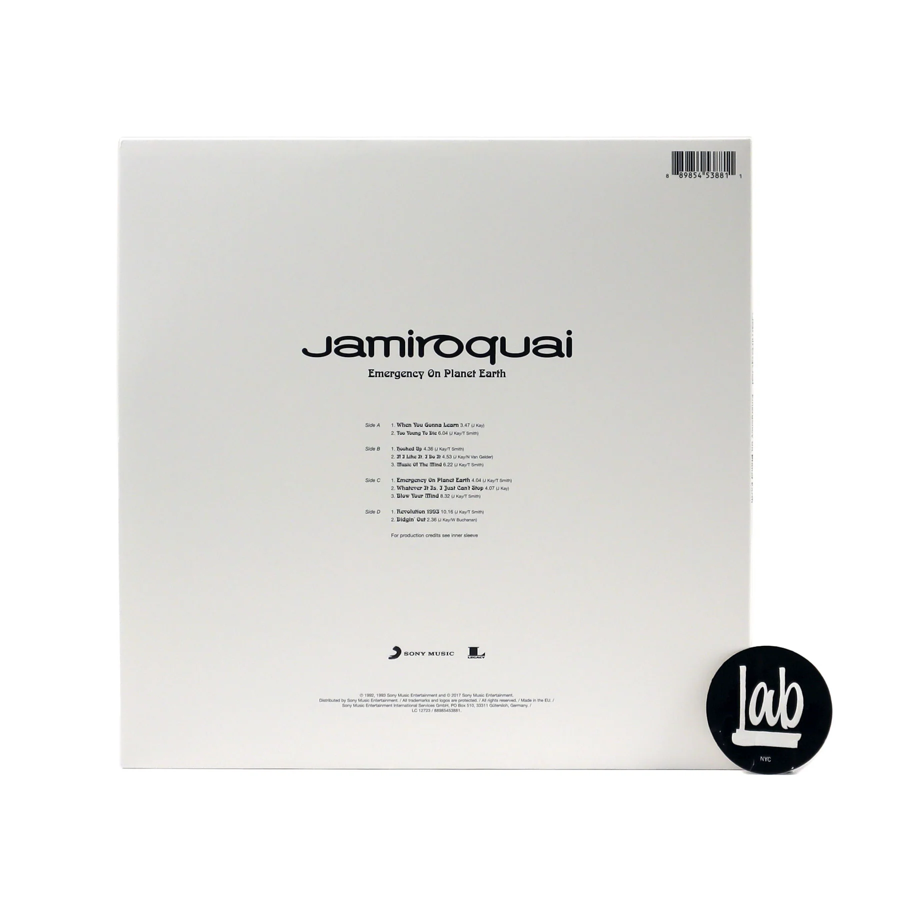 Jamiroquai: Emergency On Planet Earth (180g, Import) Vinyl LP - Image 3