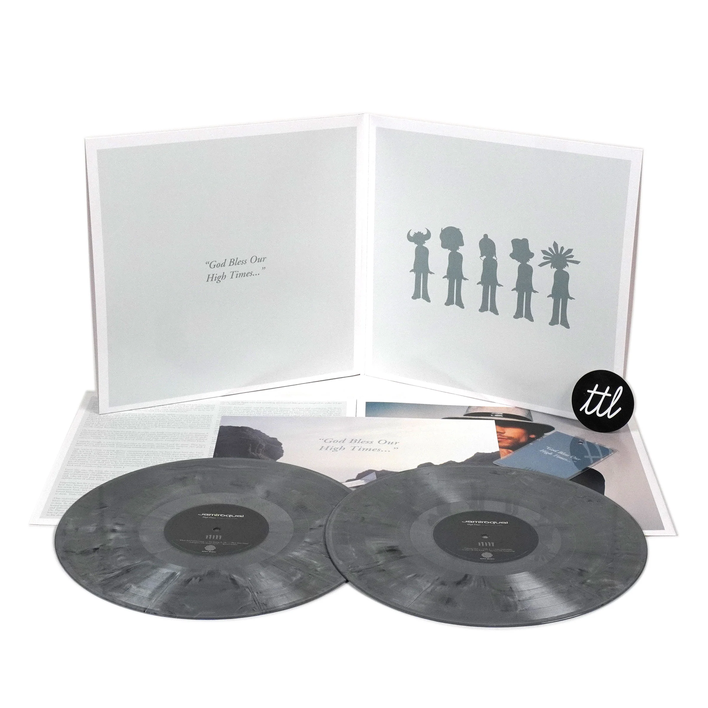 Jamiroquai: High Times - The Singles 1992-2006 (Import, Colored Vinyl) Vinyl 2LP - Image 2