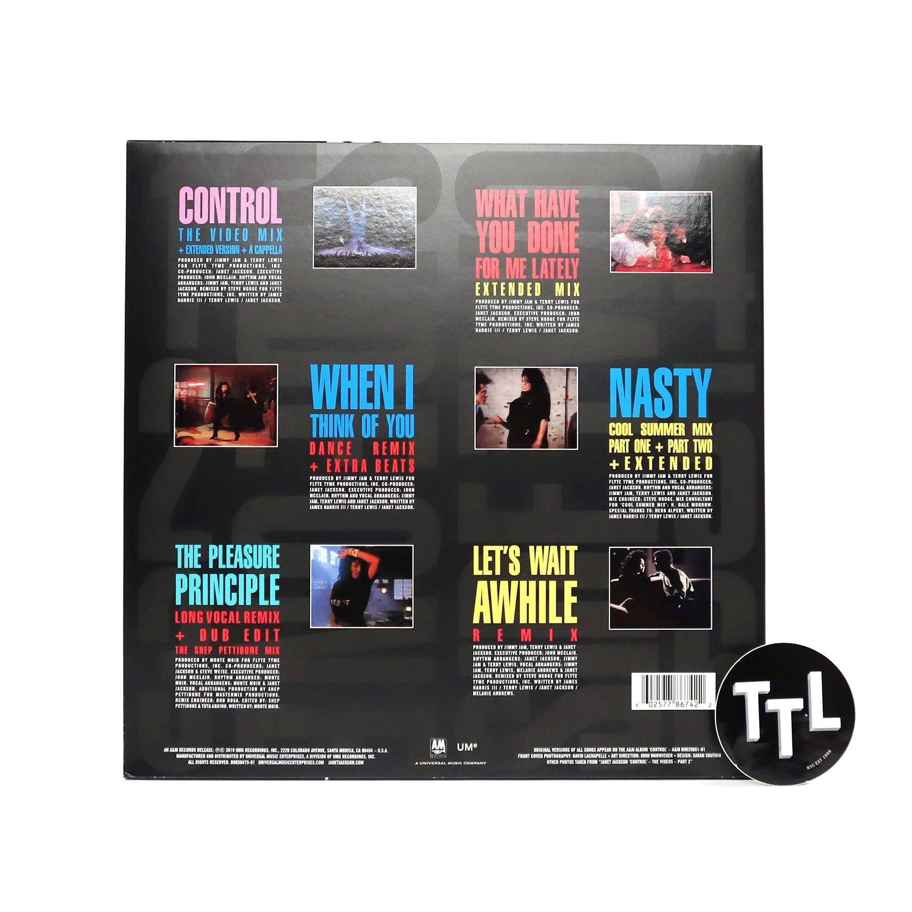 Janet Jackson: Control - The Remixes (Colored Vinyl) Vinyl 2LP - Image 3