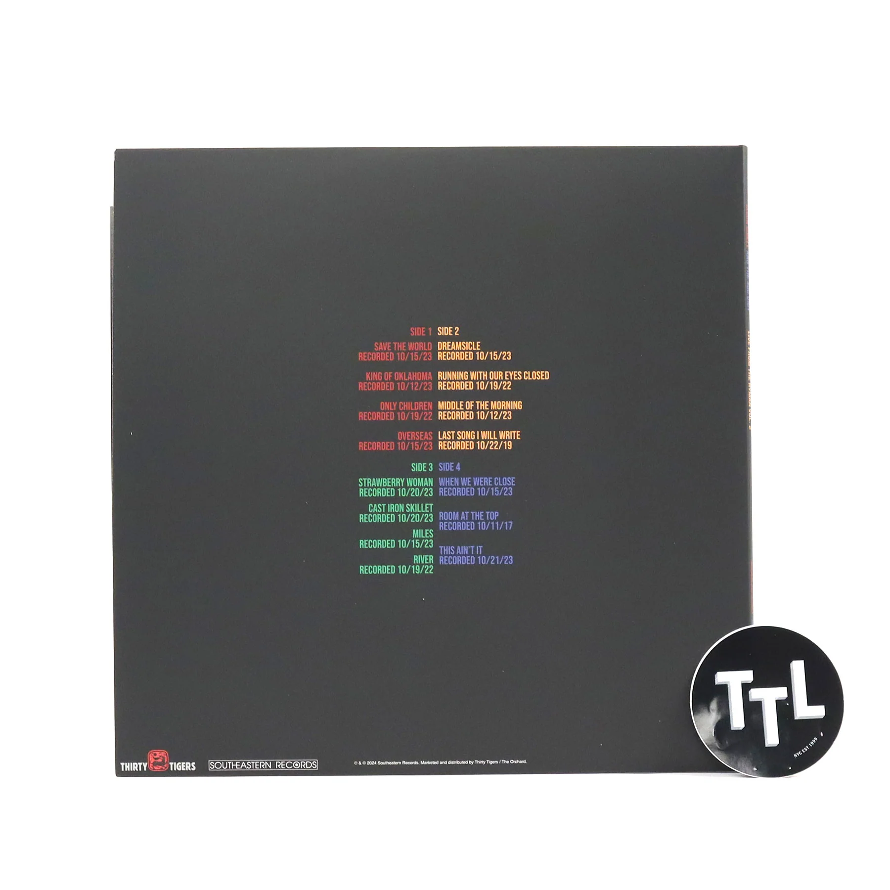 Jason Isbell & The 400 Unit: Live From The Ryman Vol.2 (Indie Exclusive Colored Vinyl) Vinyl 2LP - Image 3