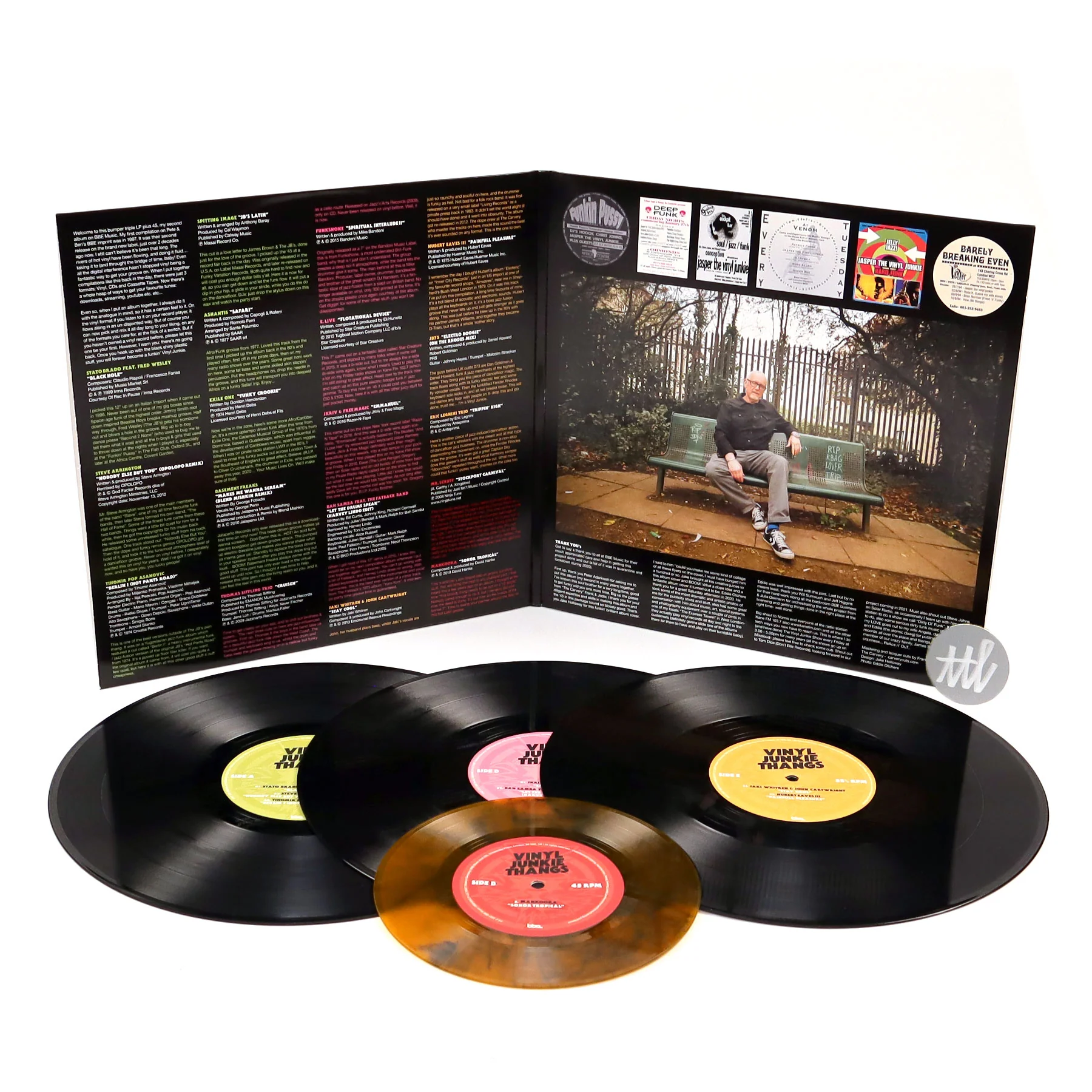 Jasper The Vinyl Junkie: Vinyl Junkie Thangs Vinyl 3LP+7" - Image 2