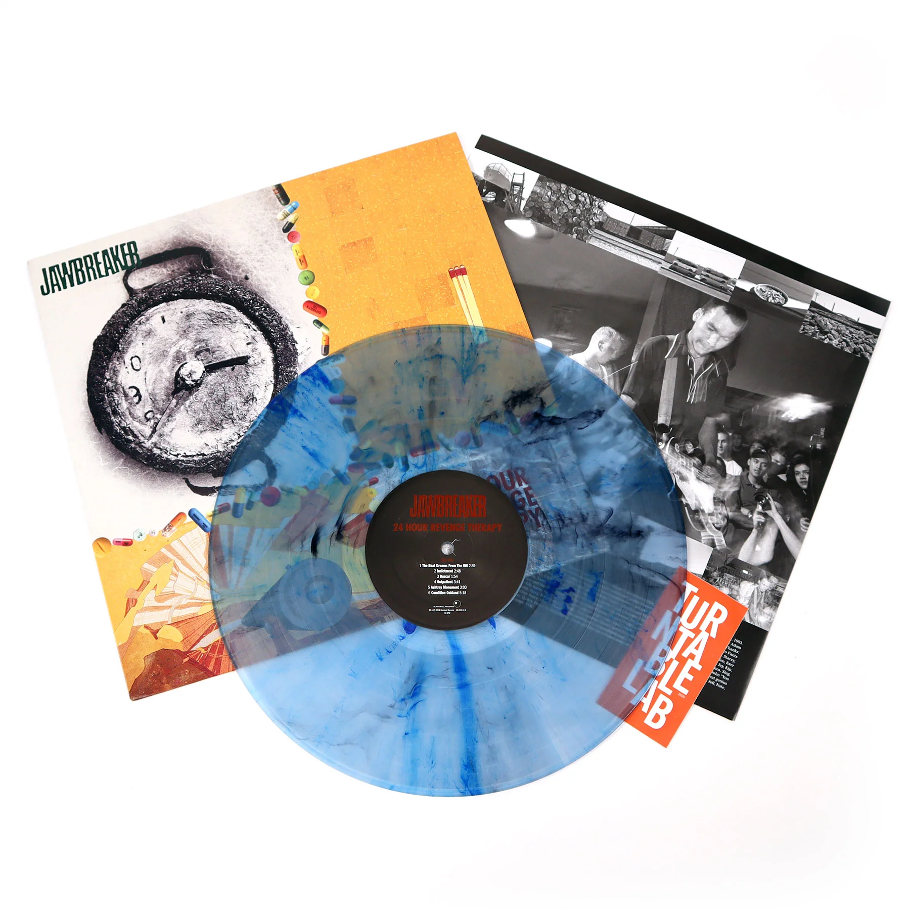 Jawbreaker: 24 Hour Revenge Therapy (Blue & Black Colored Vinyl) Vinyl LP - Image 2