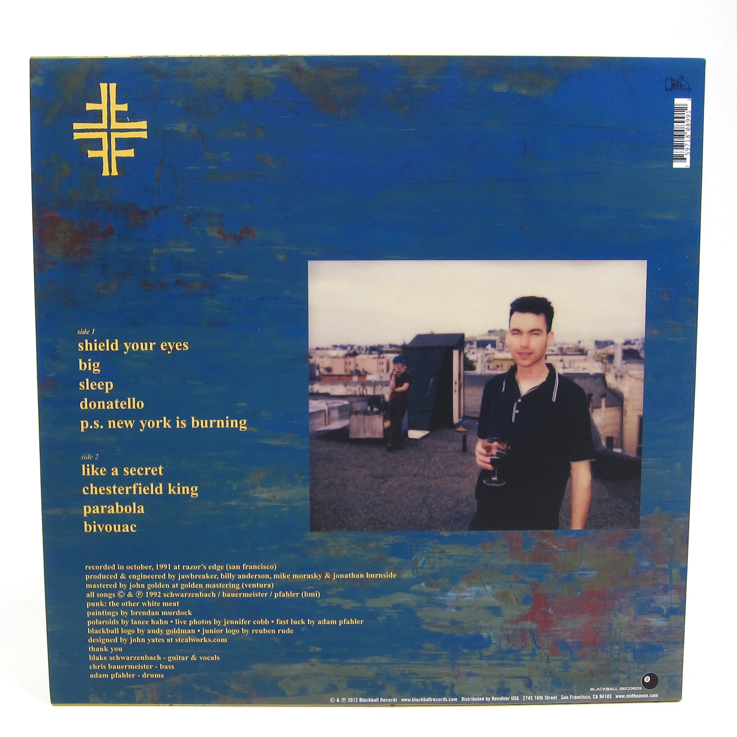 Jawbreaker: Bivouac (Clear Splatter Colored Vinyl) Vinyl LP - Image 3