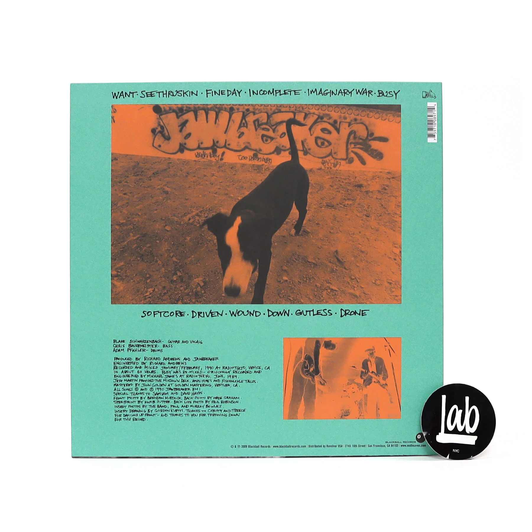 Jawbreaker: Unfun (Peach Colored Vinyl) Vinyl LP - Image 3