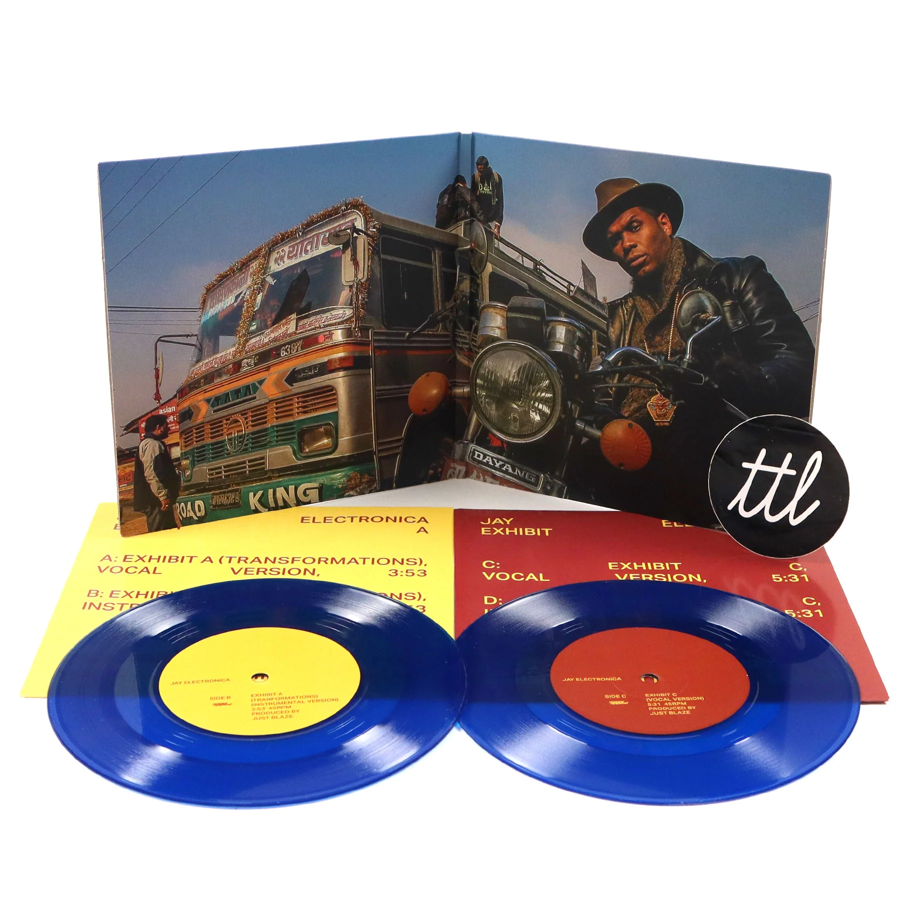 Jay Electronica: Exhibit A + C (Colored Vinyl) Vinyl 2x7" - Image 2