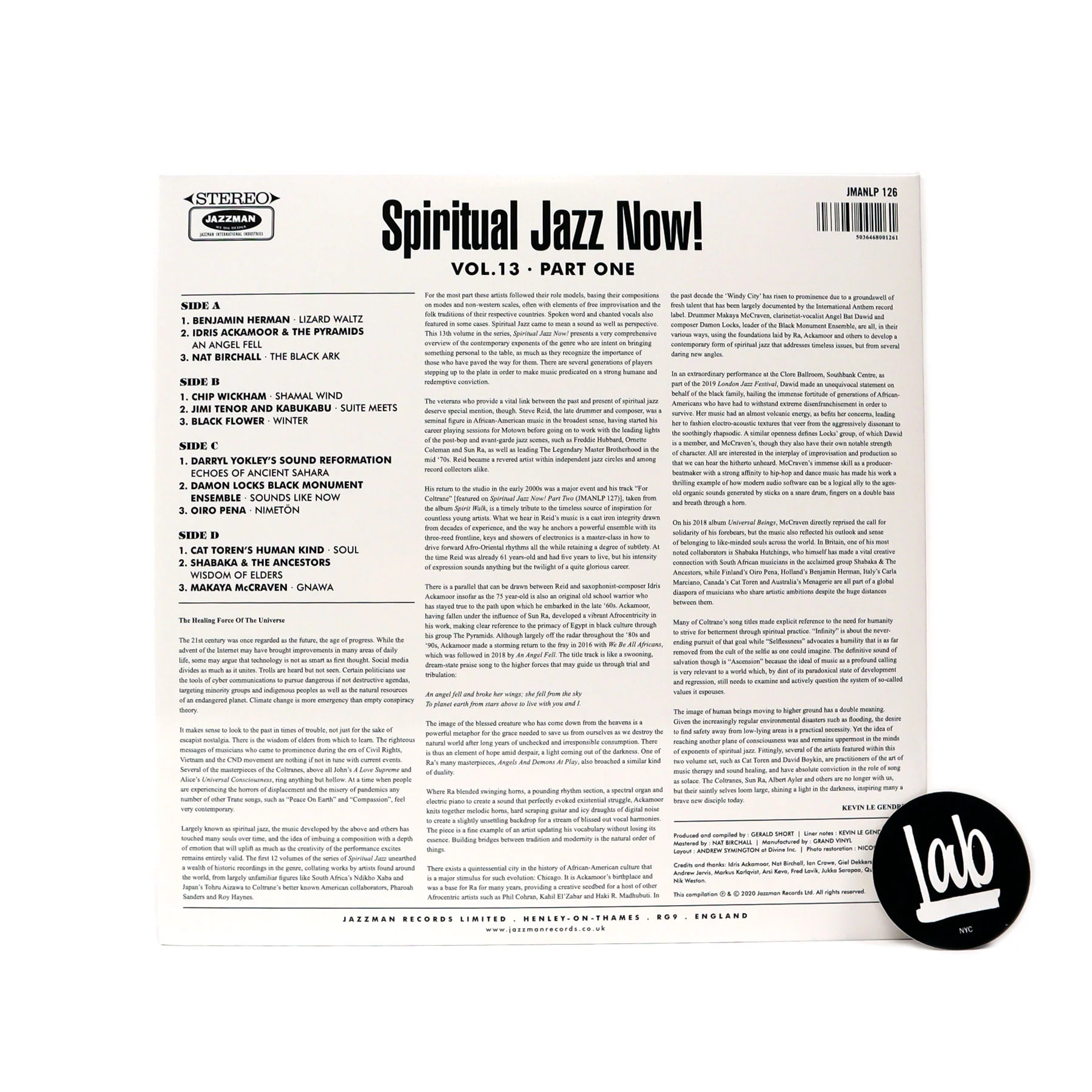 Jazzman: Spiritual Jazz Vol.13 - NOW Part One Vinyl 2LP - Image 3