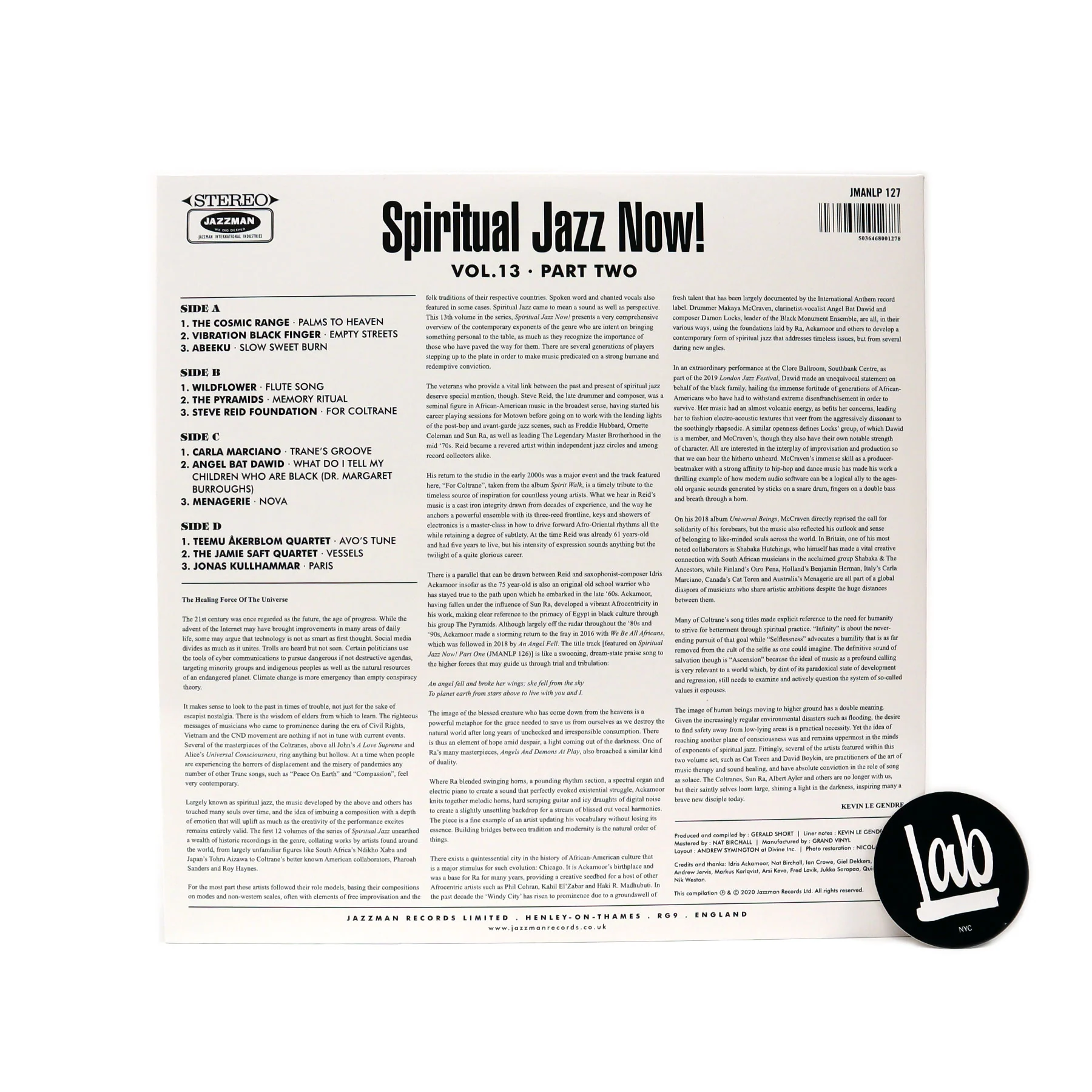 Jazzman: Spiritual Jazz Vol.13 - NOW Part Two Vinyl 2LP - Image 3