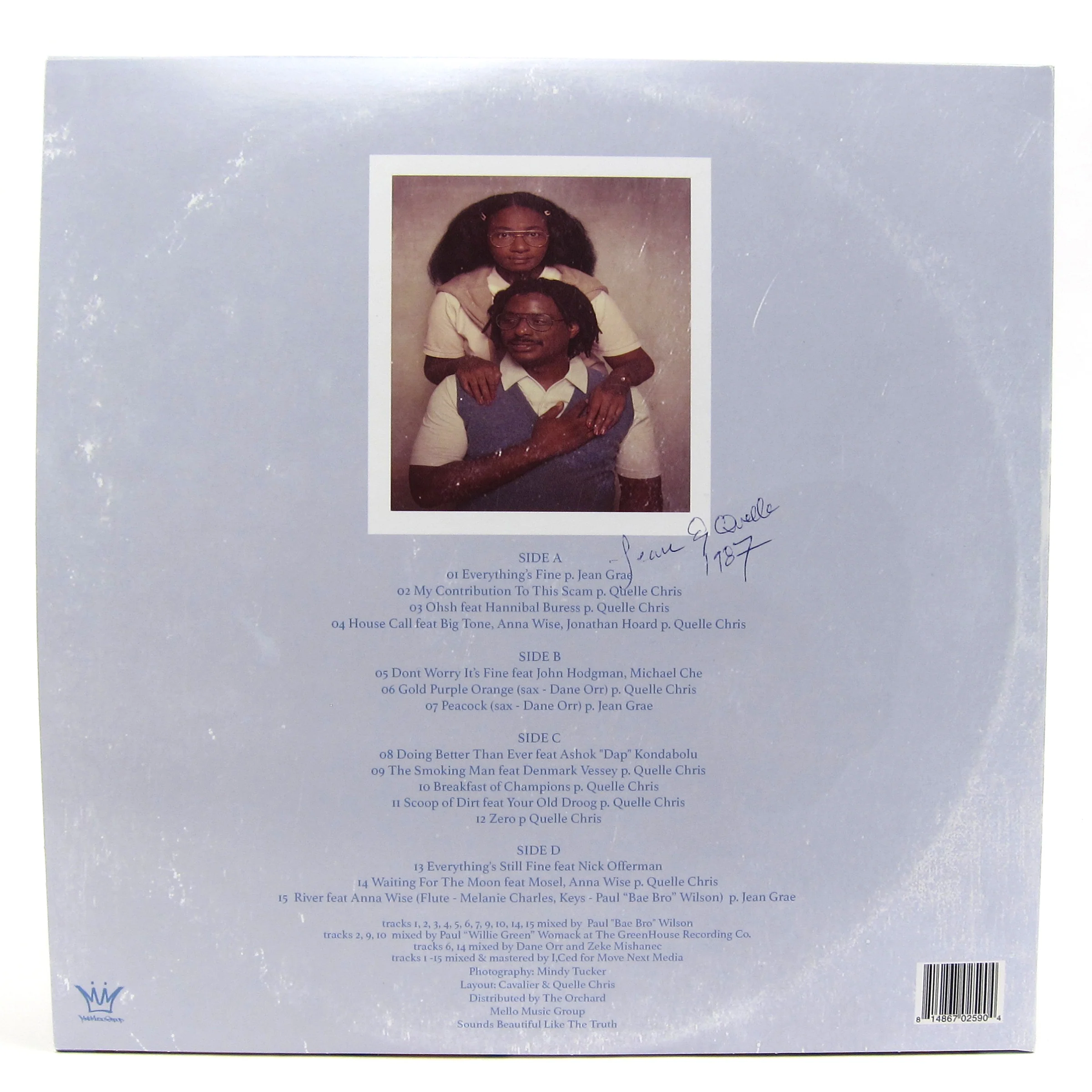 Jean Grae & Quelle Chris: Everything's Fine (Colored Vinyl) Vinyl 2LP - Image 3