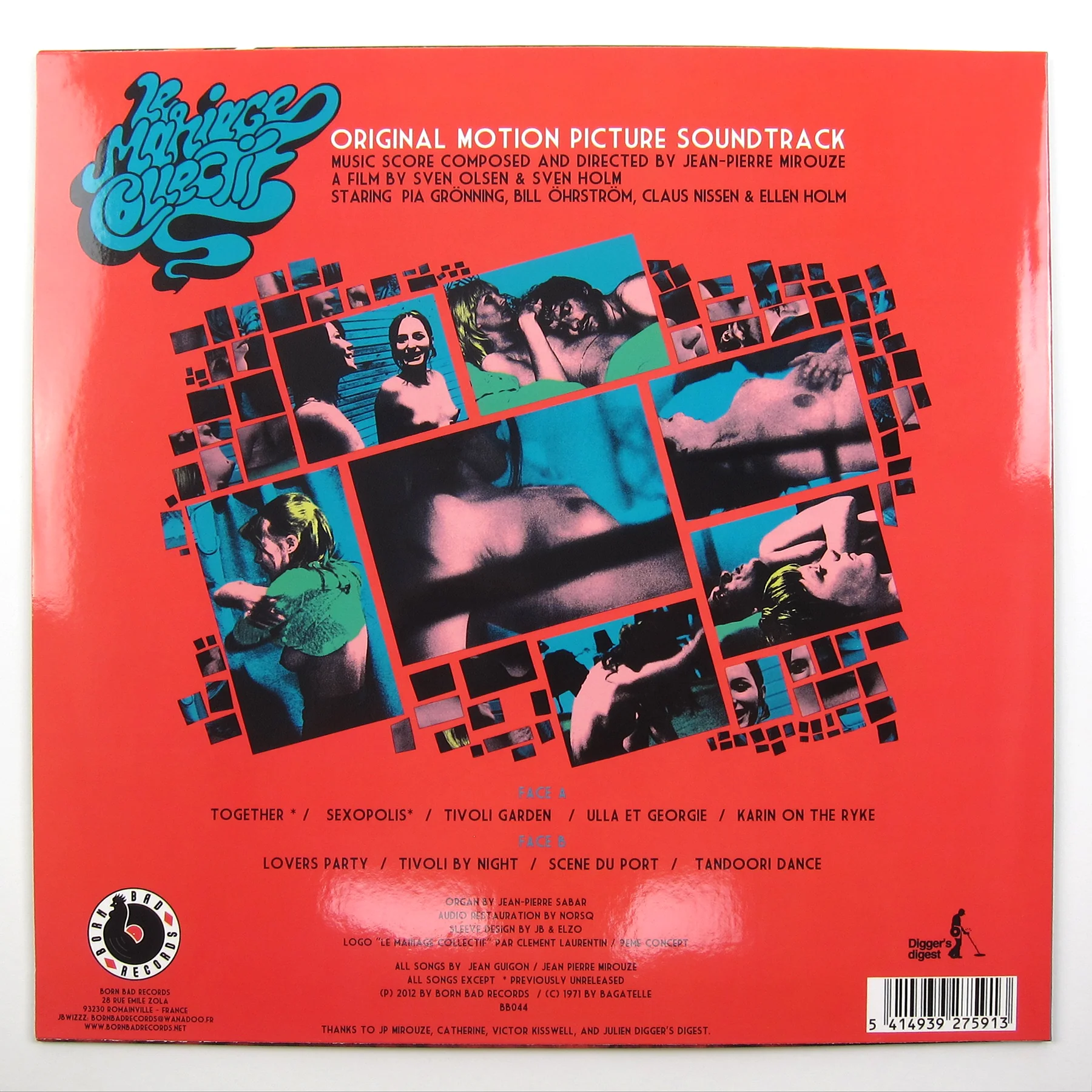 Jean-Pierre Mirouze: Le Mariage Collectif Soundtrack Vinyl LP - Image 3