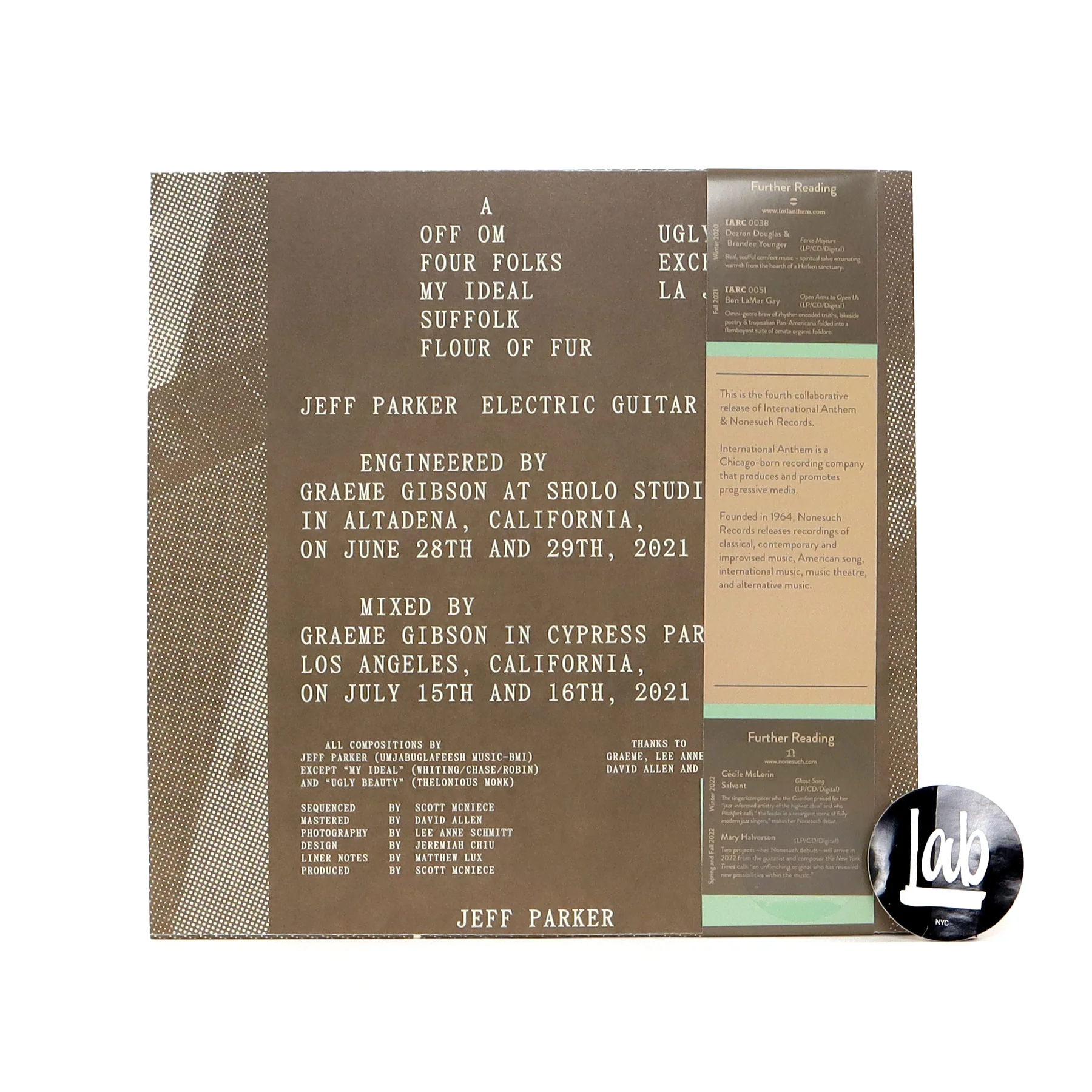 Jeff Parker: Forfolks (Indie Exclusive Colored Vinyl) Vinyl LP - Image 3