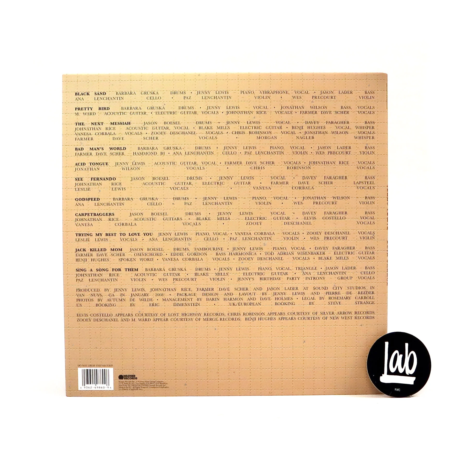 Jenny Lewis: Acid Tongue Vinyl 2LP - Image 3