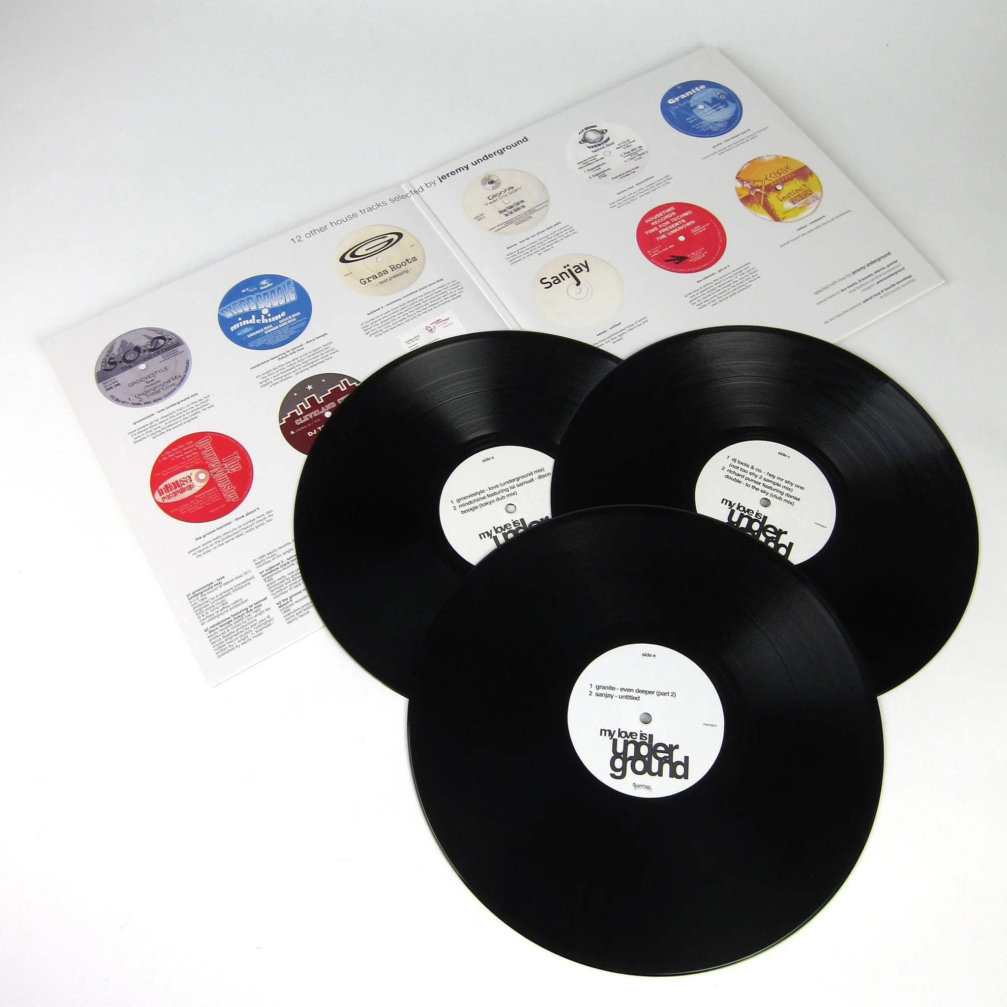 Jeremy Underground: My Love Is Underground (12 Other House Tracks) Vinyl 3LP - Image 2