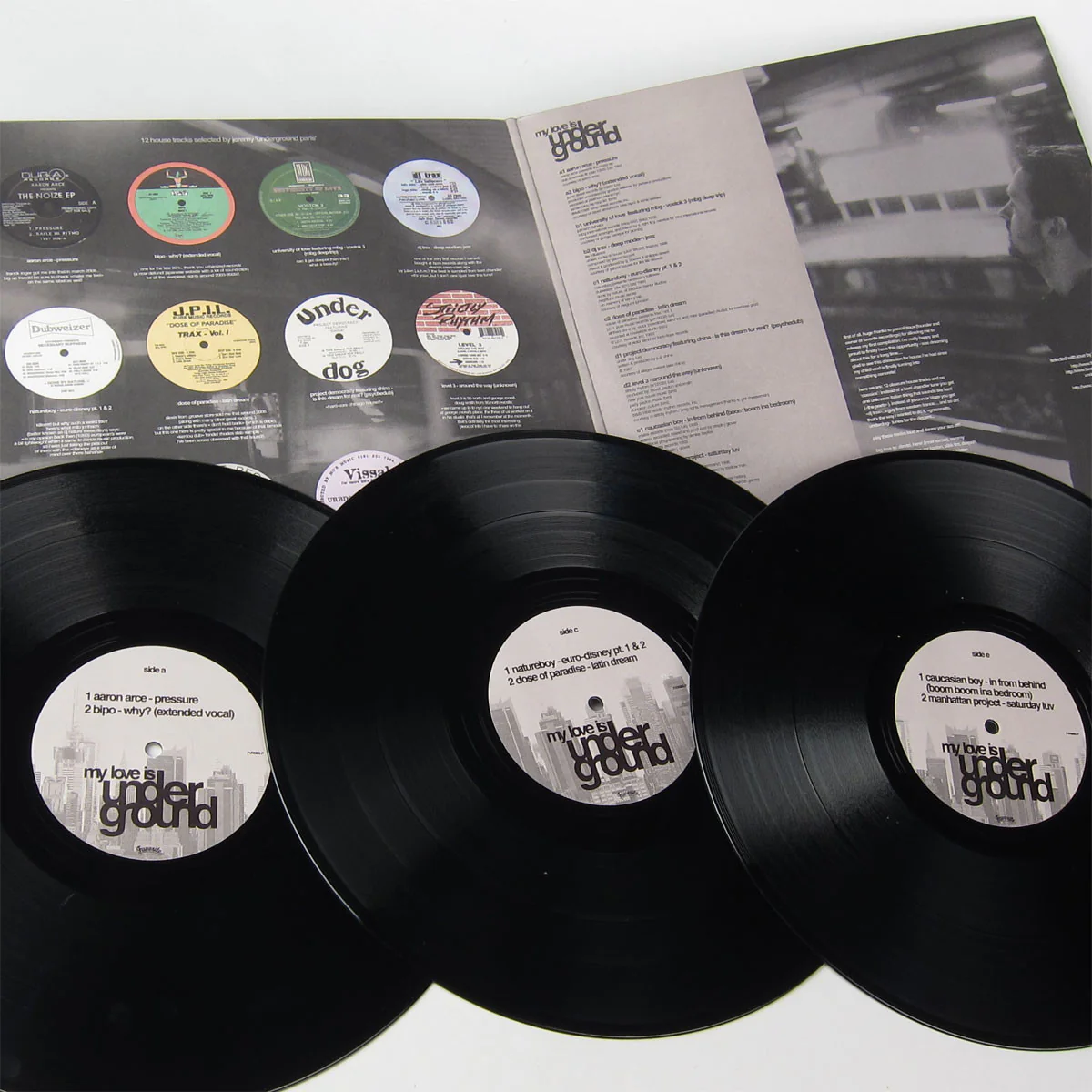 Jeremy Underground Paris: My Love Is Underground Vinyl 3LP - Image 2