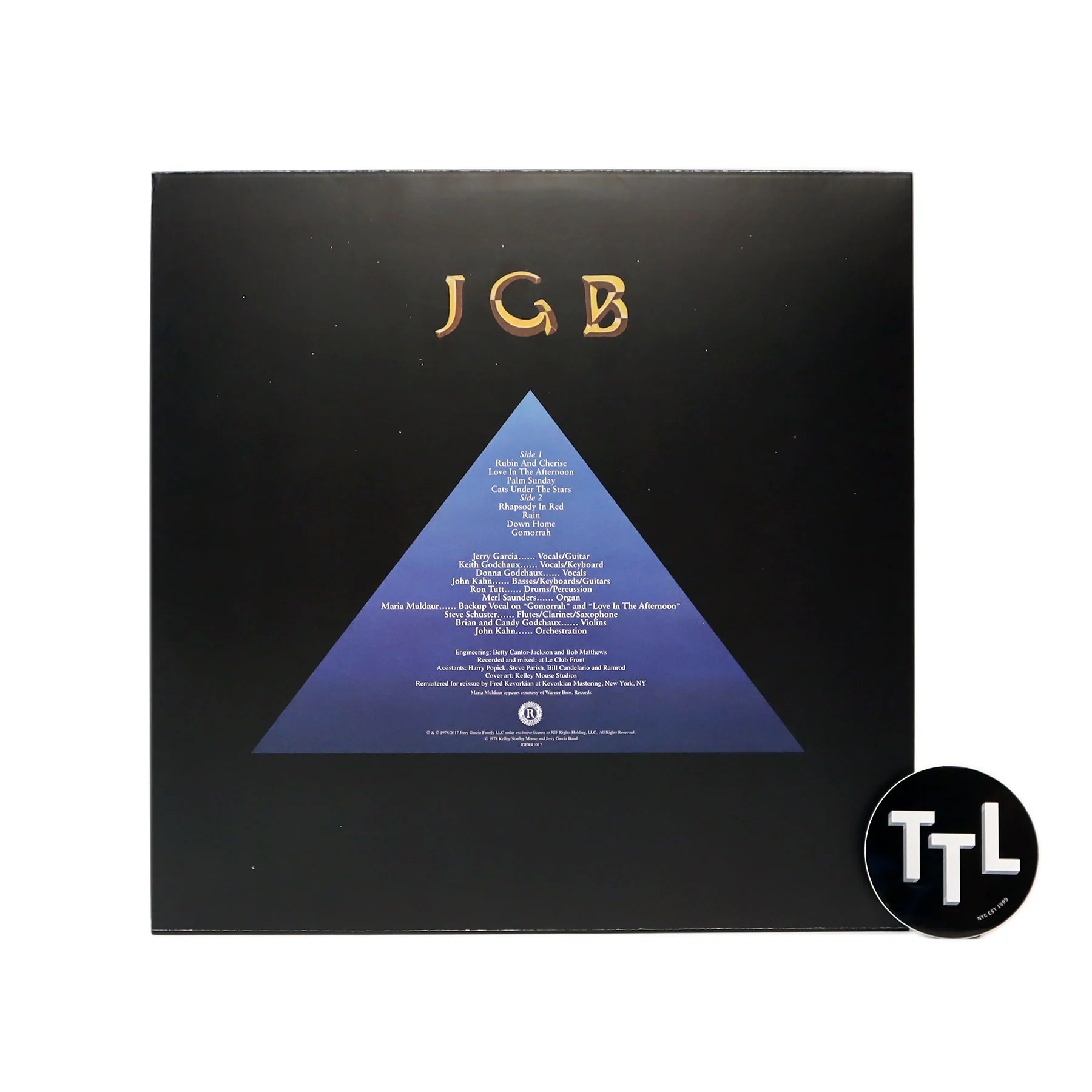 Jerry Garcia Band: Cats Under The Stars (180g) Vinyl LP - Image 3