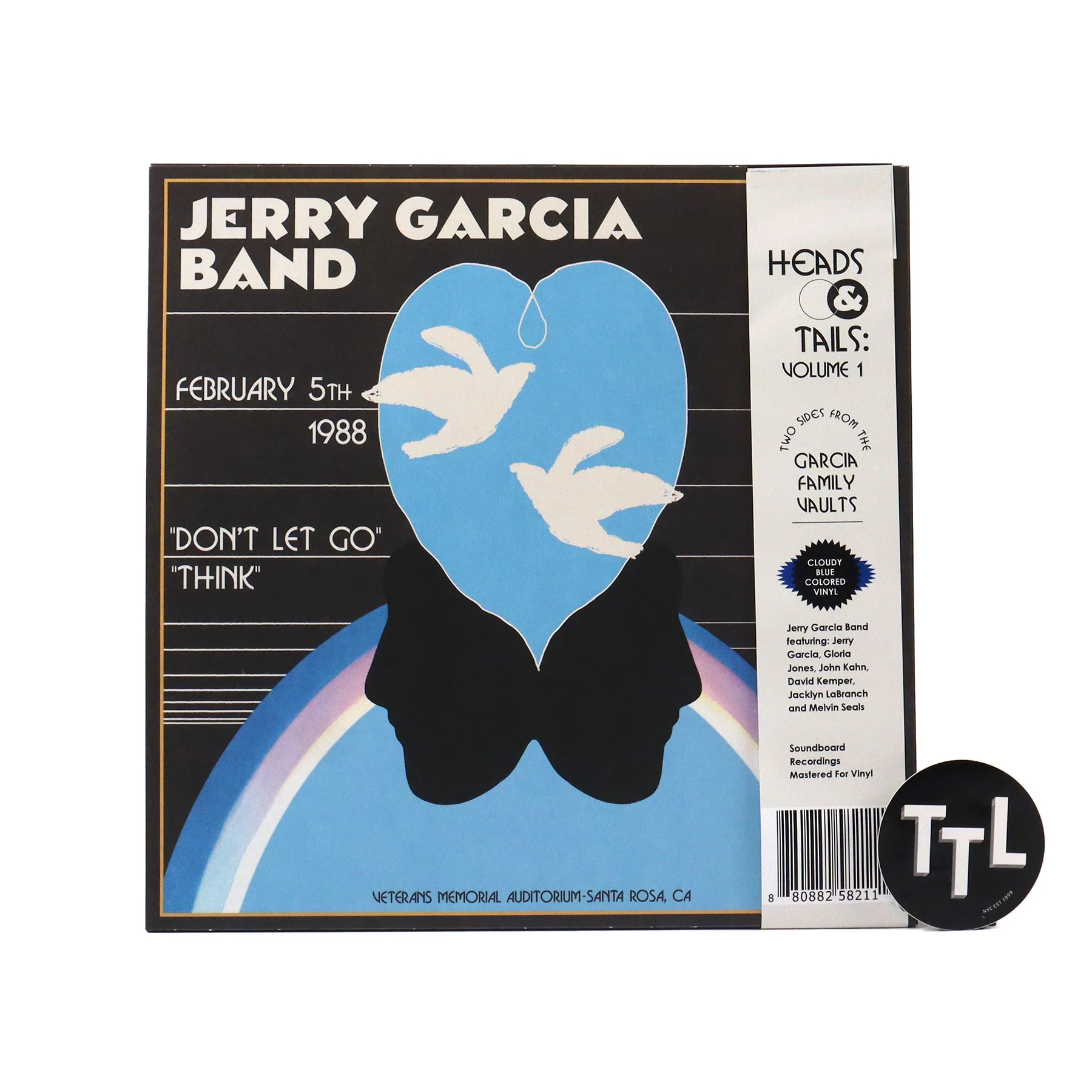 Jerry Garcia: Heads & Tails Vol.1 (Colored Vinyl) Vinyl LP - Image 3