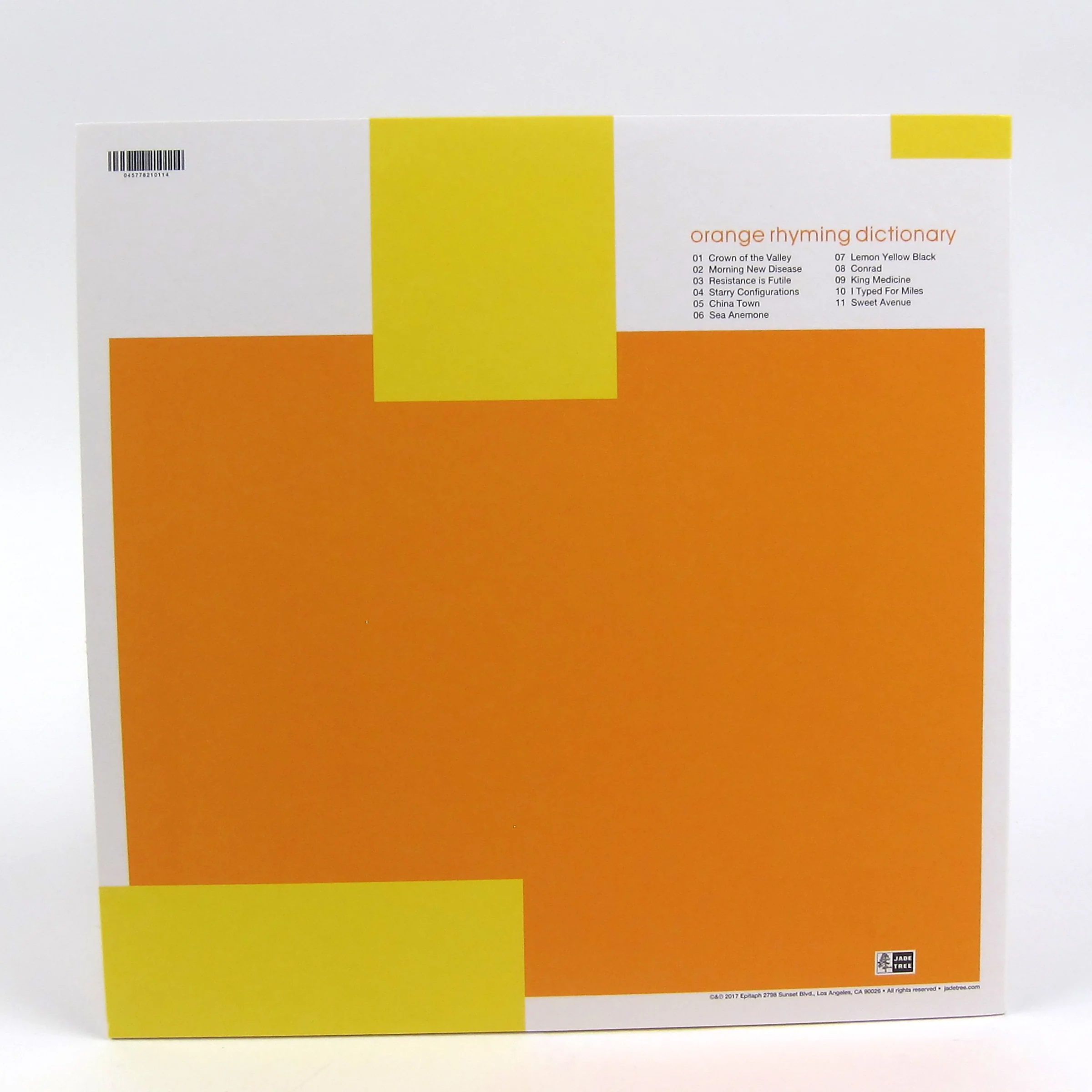 Jets To Brazil: Orange Rhyming Dictionary (Clear / Black Colored Vinyl) Vinyl 2LP - Image 3