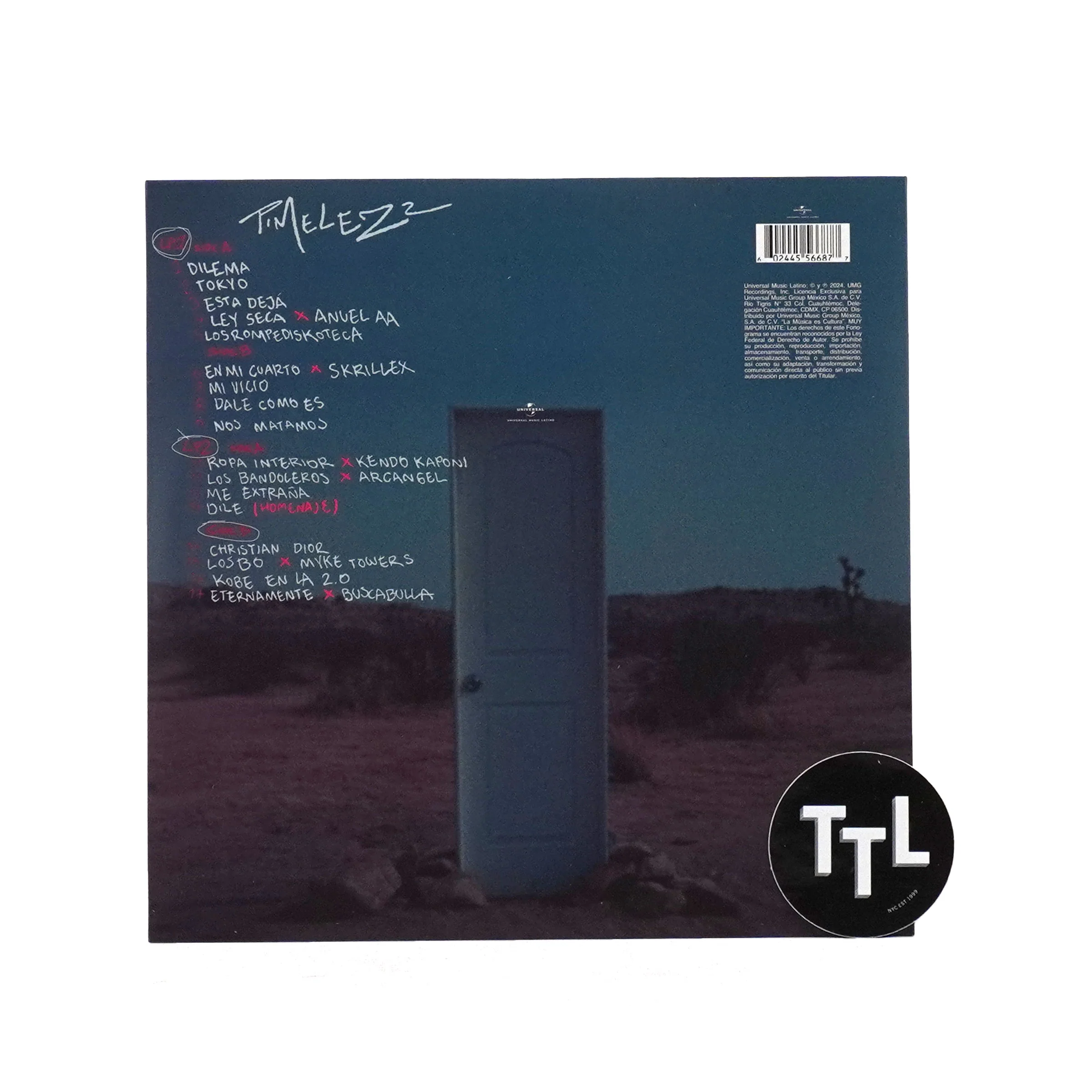 JHAYCO: Timelezz Vinyl 2LP - Image 3