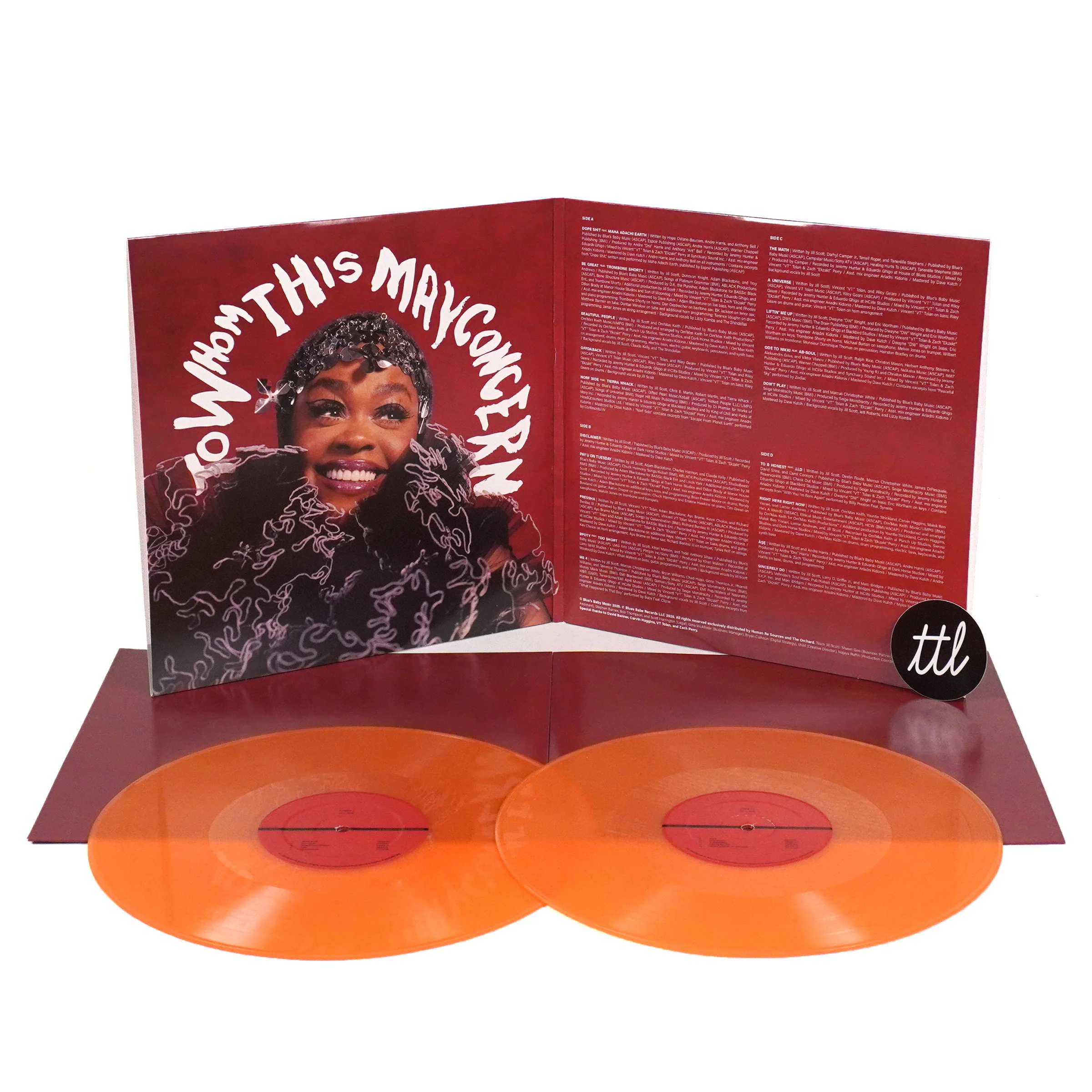 Jill Scott: To Whom This May Concern (Colored Vinyl) Vinyl 2LP - PRE-ORDER - Image 2