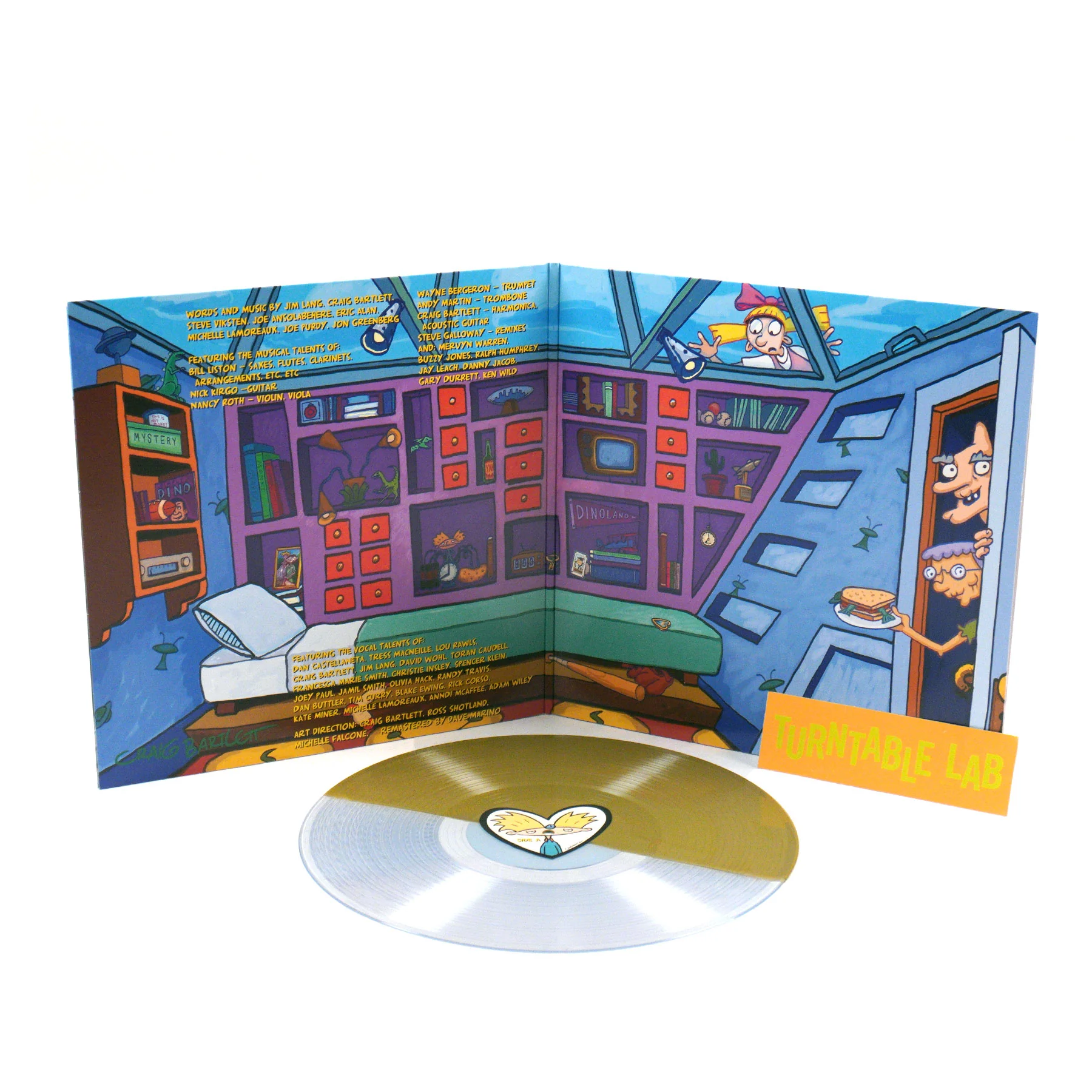 Jim Lang: Hey Arnold! The Music Vol.1 (Clear & Gold Colored Vinyl) Vinyl LP - Image 2