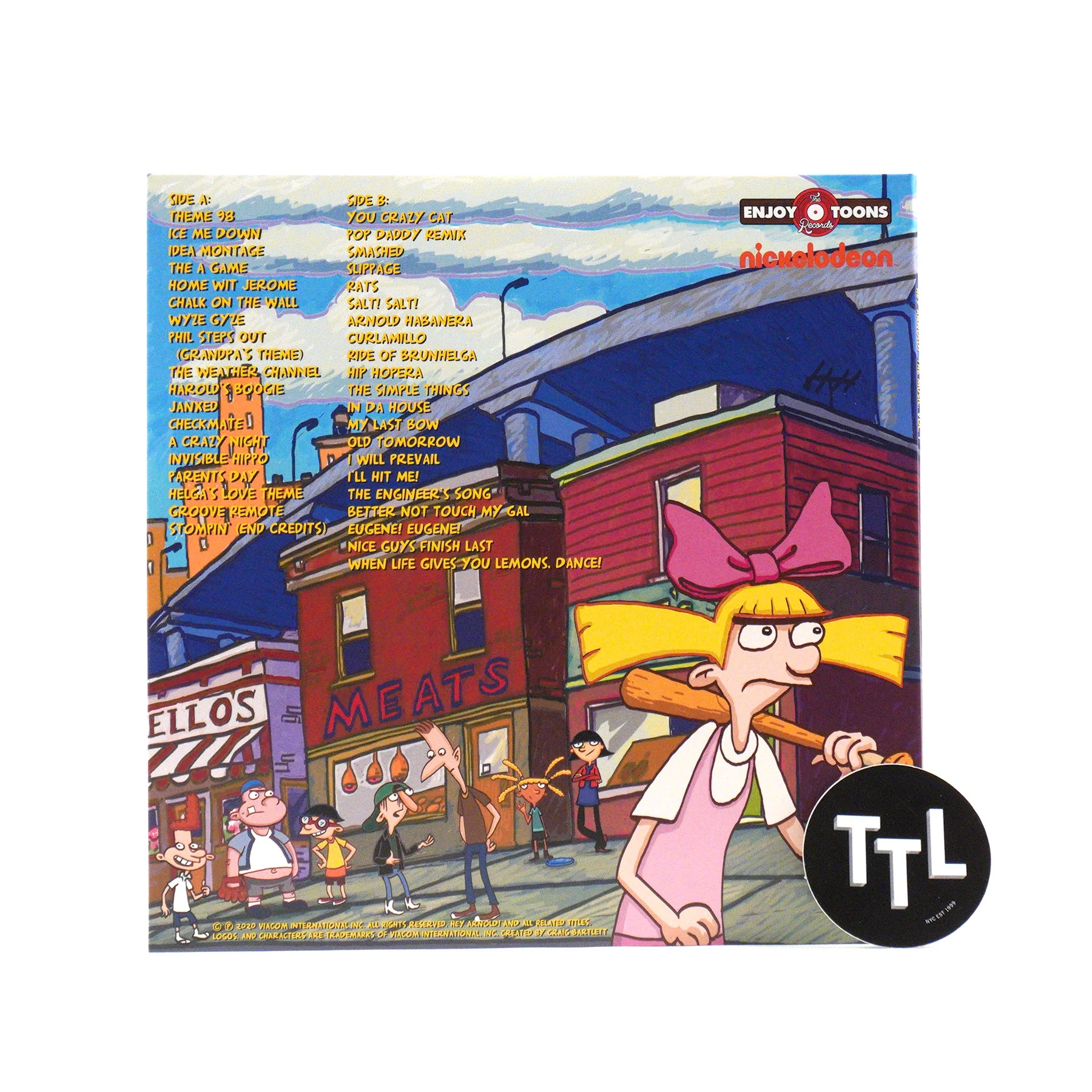 Jim Lang: Hey Arnold! The Music Vol.1 (Clear & Gold Colored Vinyl) Vinyl LP - Image 3