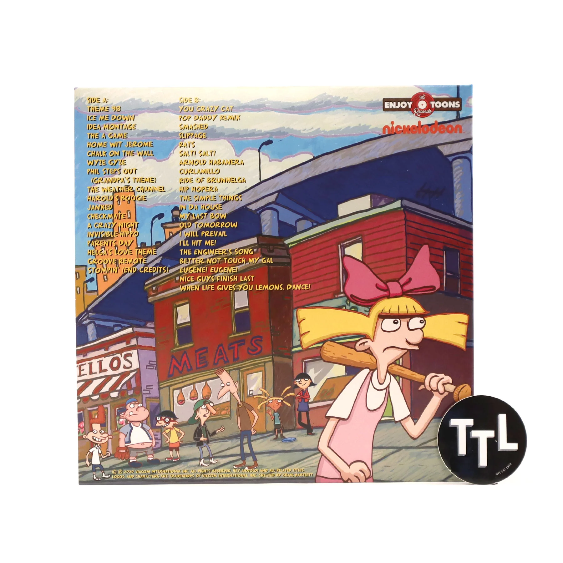 Jim Lang: Hey Arnold! The Music Vol.1 (Splatter Colored Vinyl) Vinyl LP - Image 3