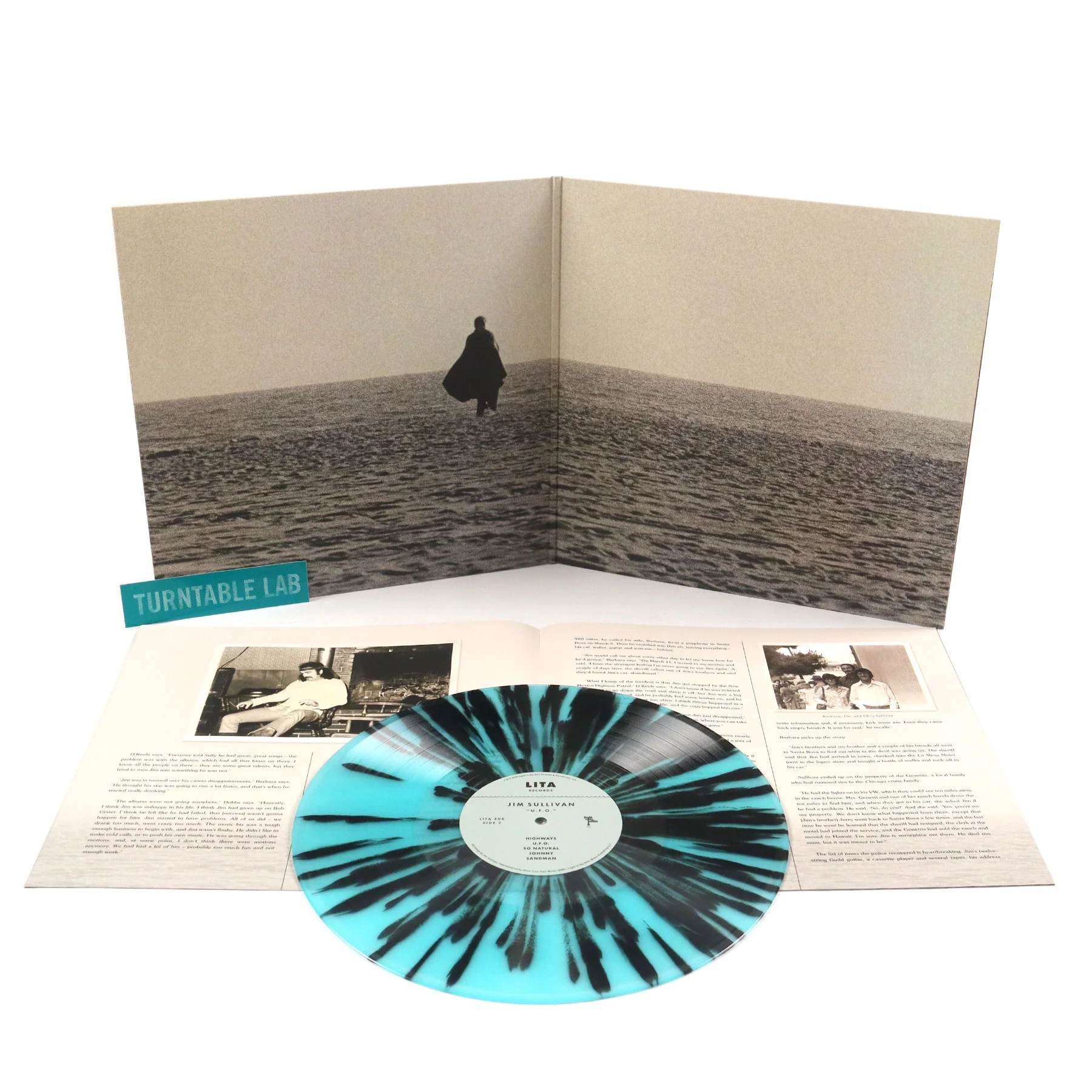 Jim Sullivan: U.F.O. (Blue Splatter Colored Vinyl) Vinyl LP - Image 2