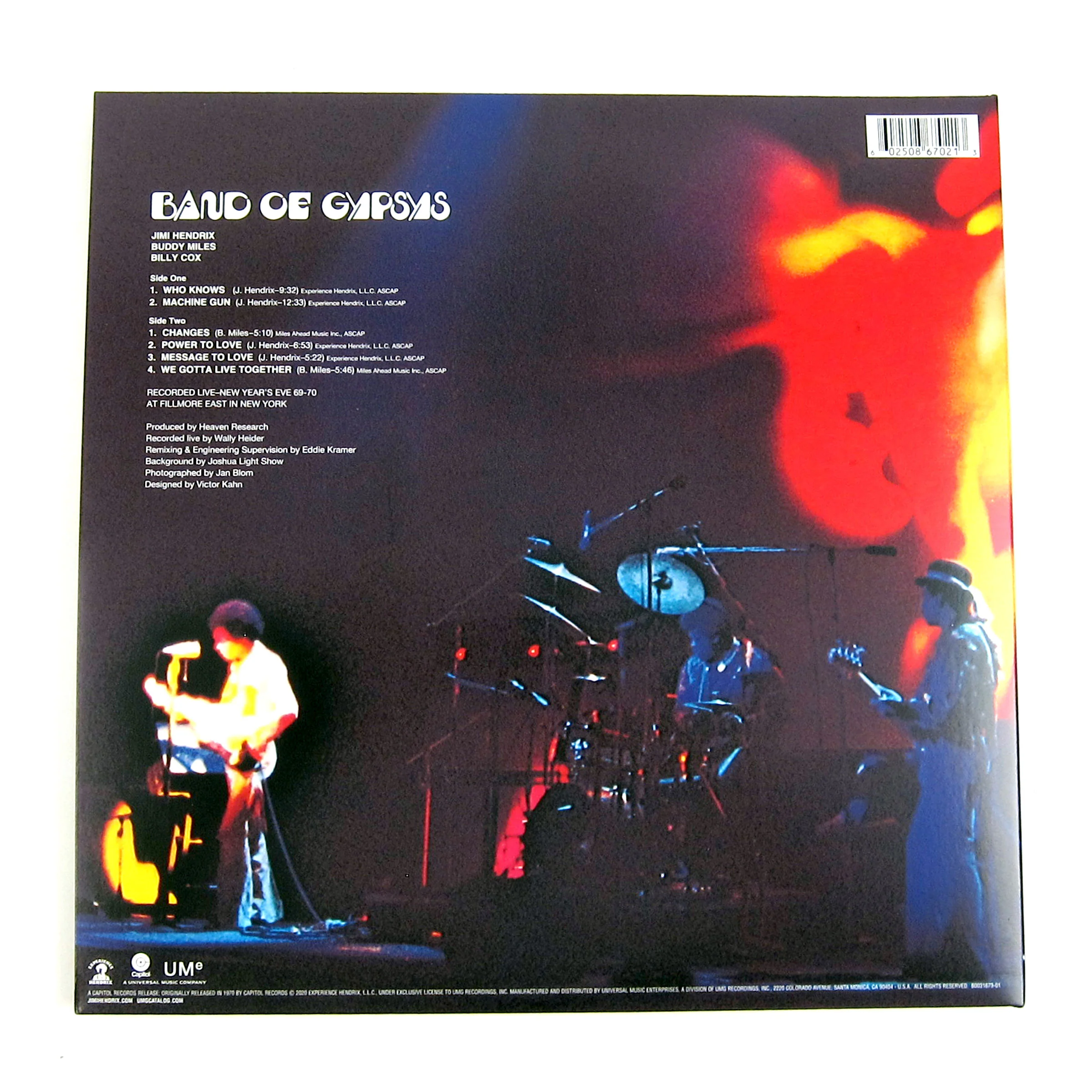 Jimi Hendrix: Band Of Gypsys - 50th Anniversary Edition (180g) Vinyl LP - Image 5