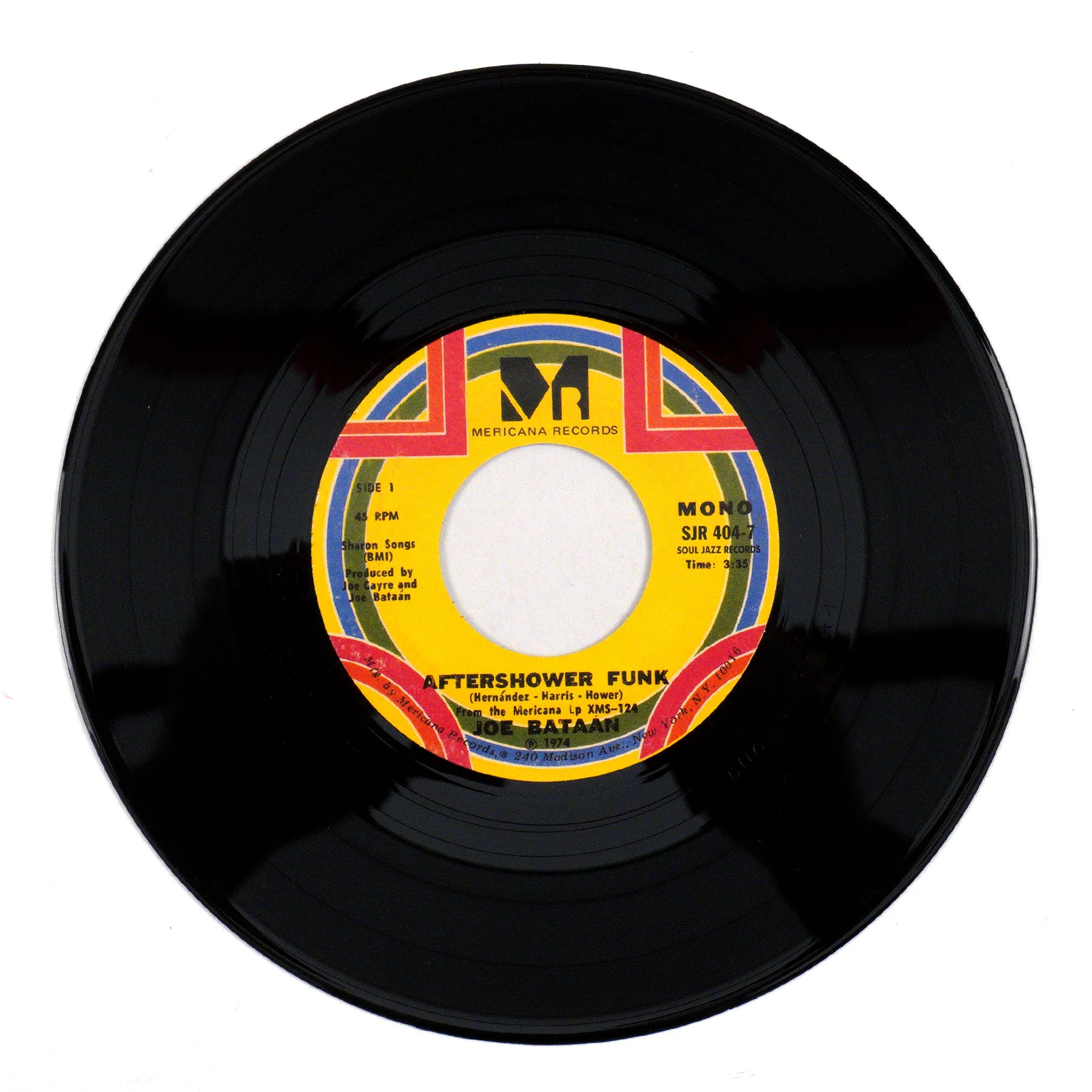 Joe Bataan: Aftershower Funk Vinyl 7" - LIMIT 1 PER CUSTOMER - Image 2